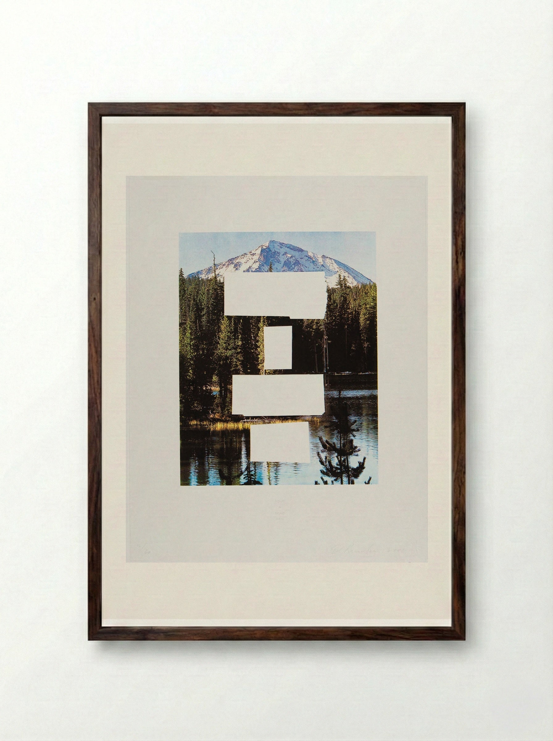 Your a Dead Man - Edward Ruscha - Framed Print Dark Wood