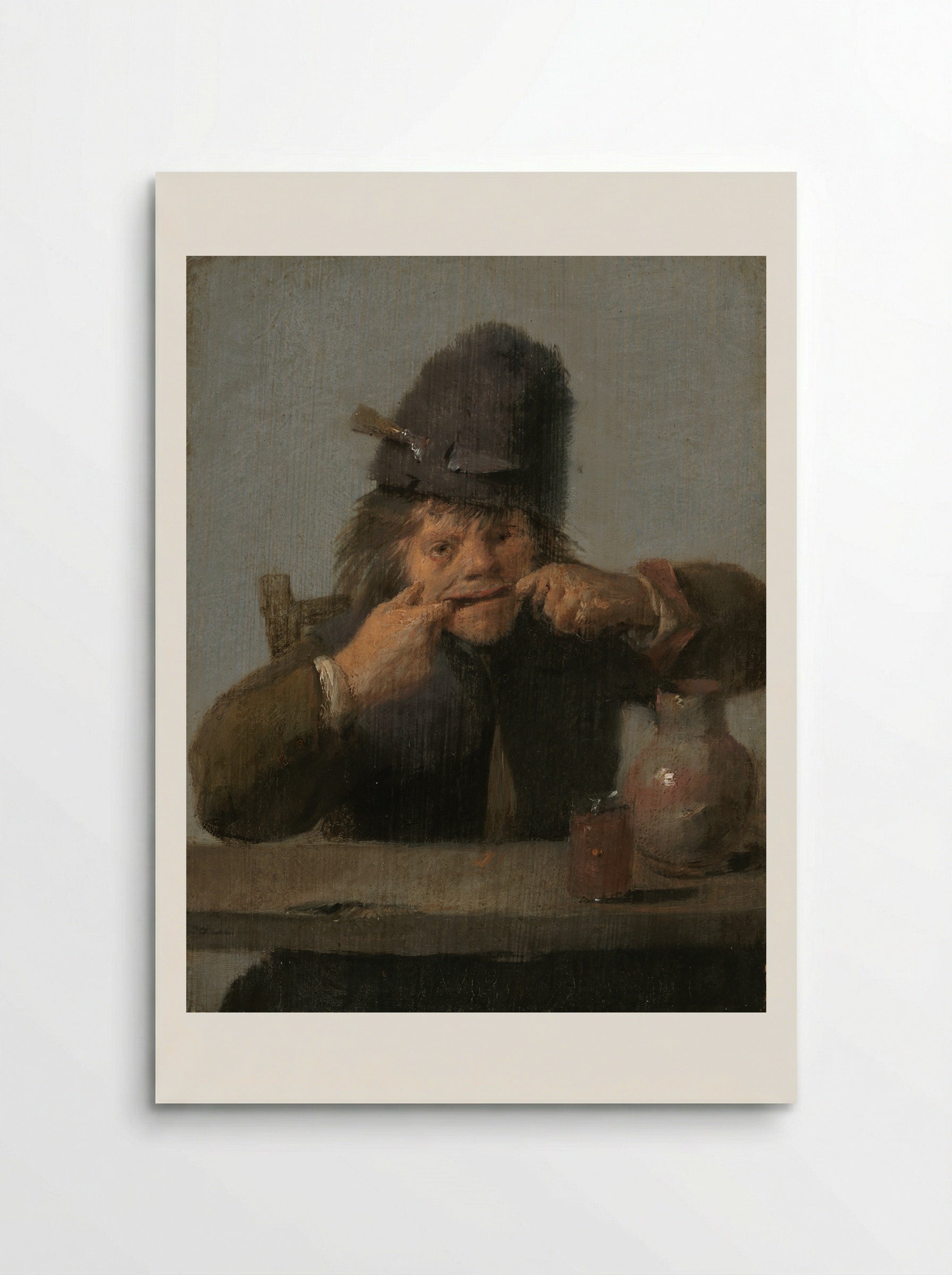 Youth Making a Face - Adriaen Brouwer - Poster