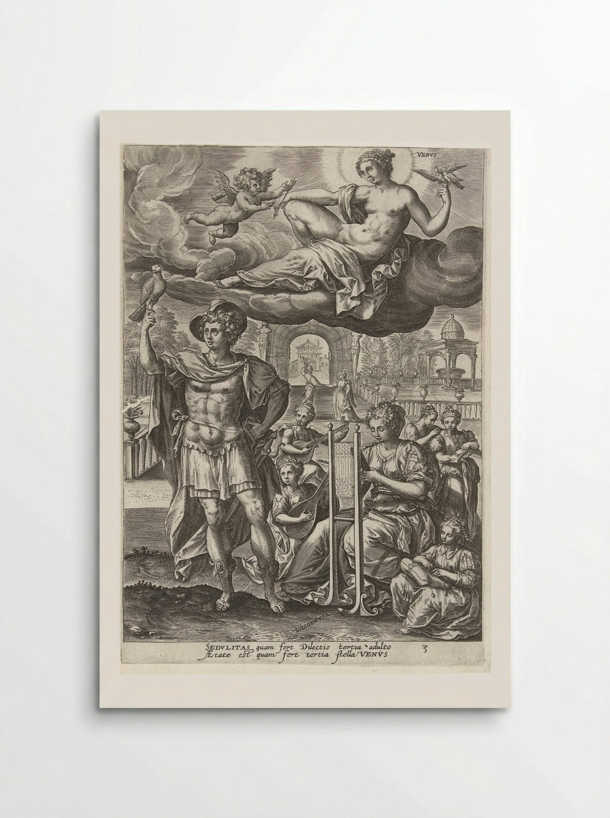 Youth Under the Influence of Venus - Gerard de Jode - Poster