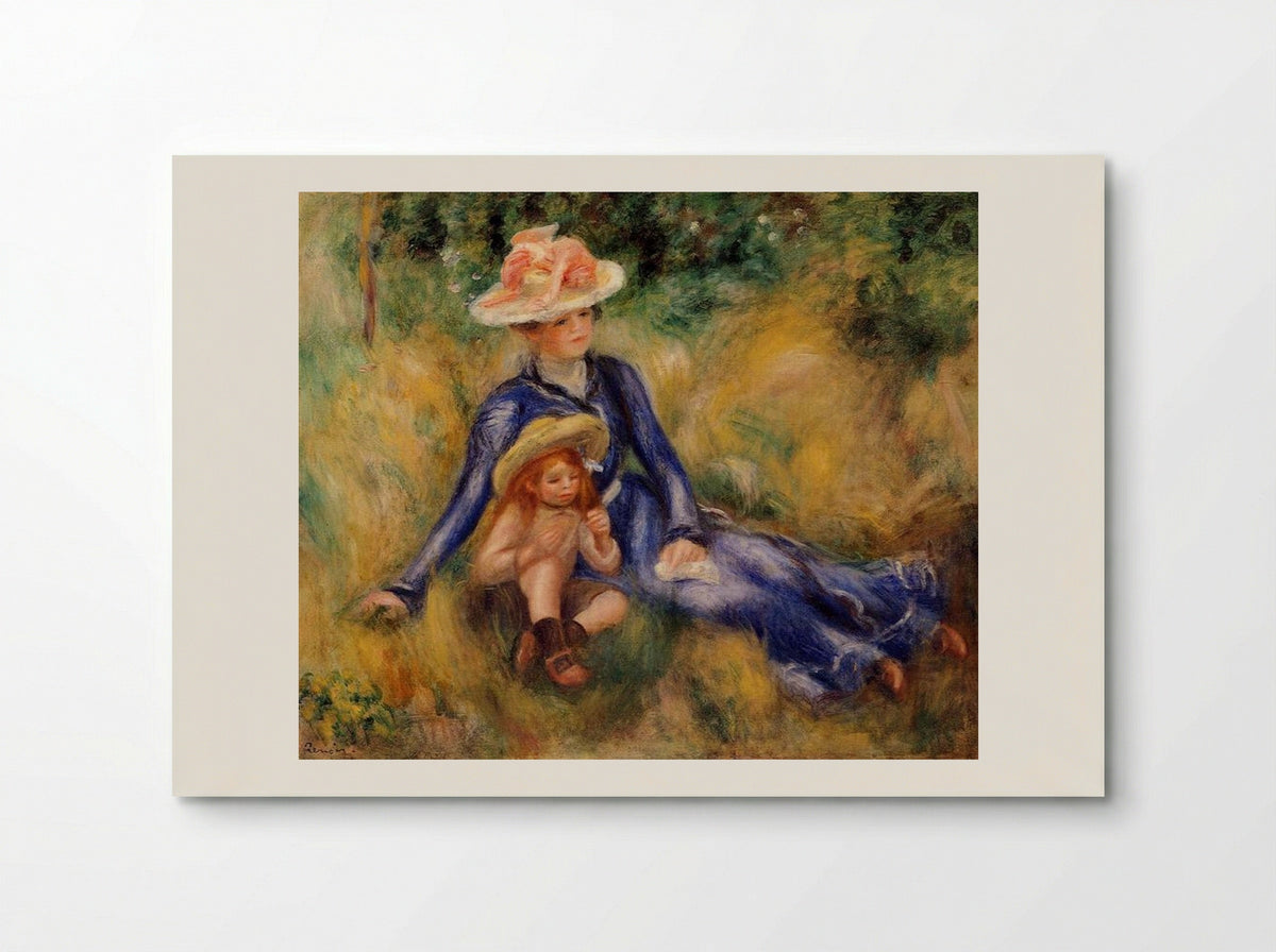 Yvonne and Jean - Pierre-Auguste Renoir - Poster