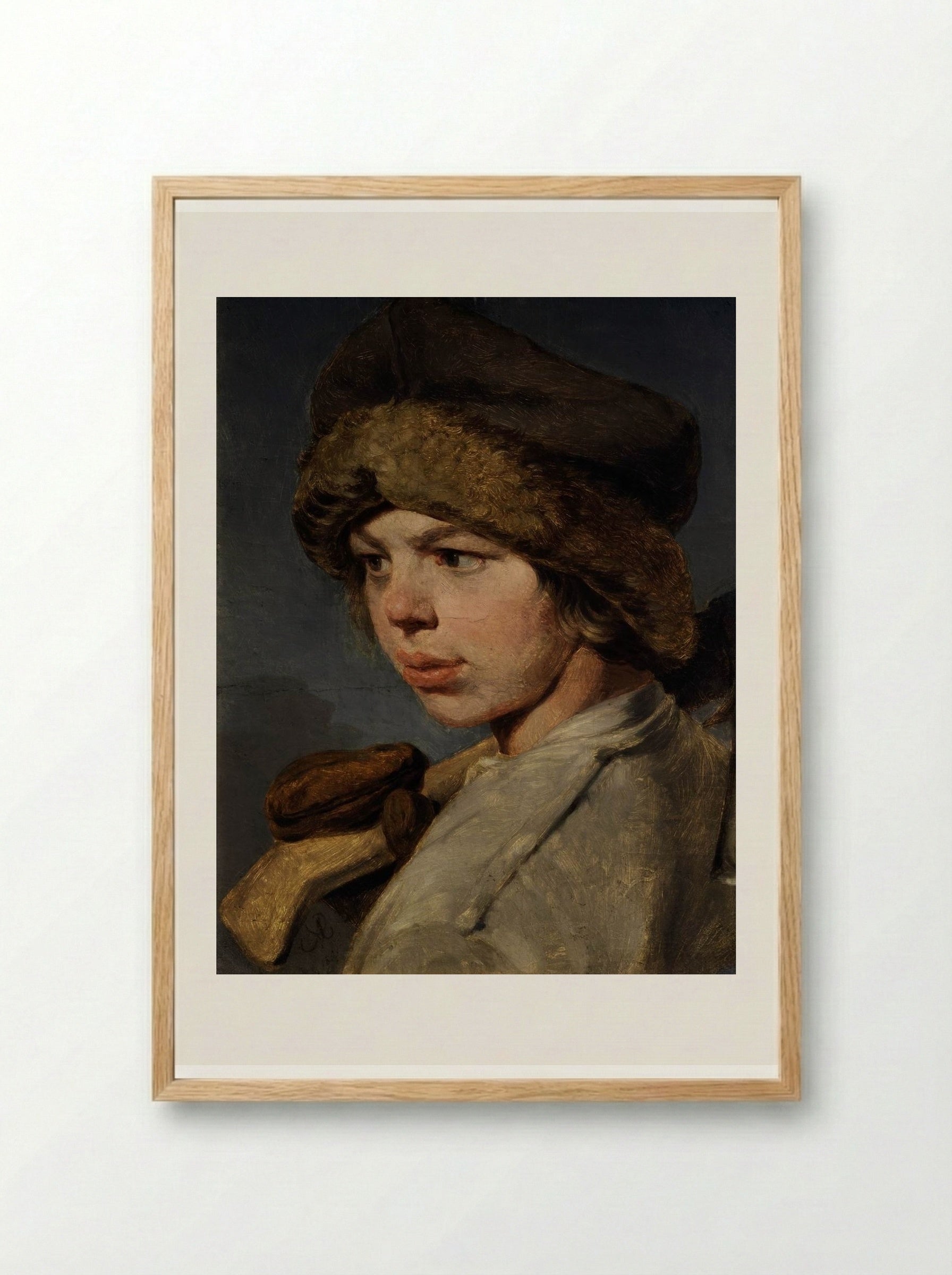 Zakharka - Alexey Venetsianov - Framed Print Wood