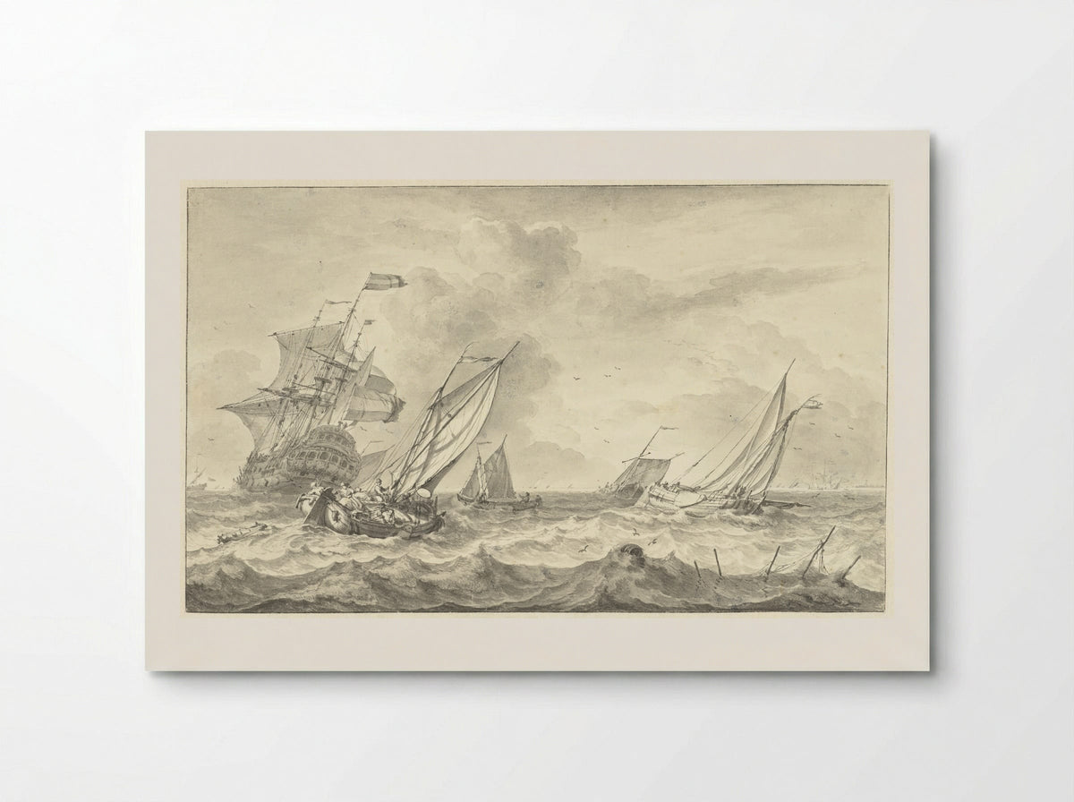 Zeegezicht - Hendrik Rietschoof - Poster