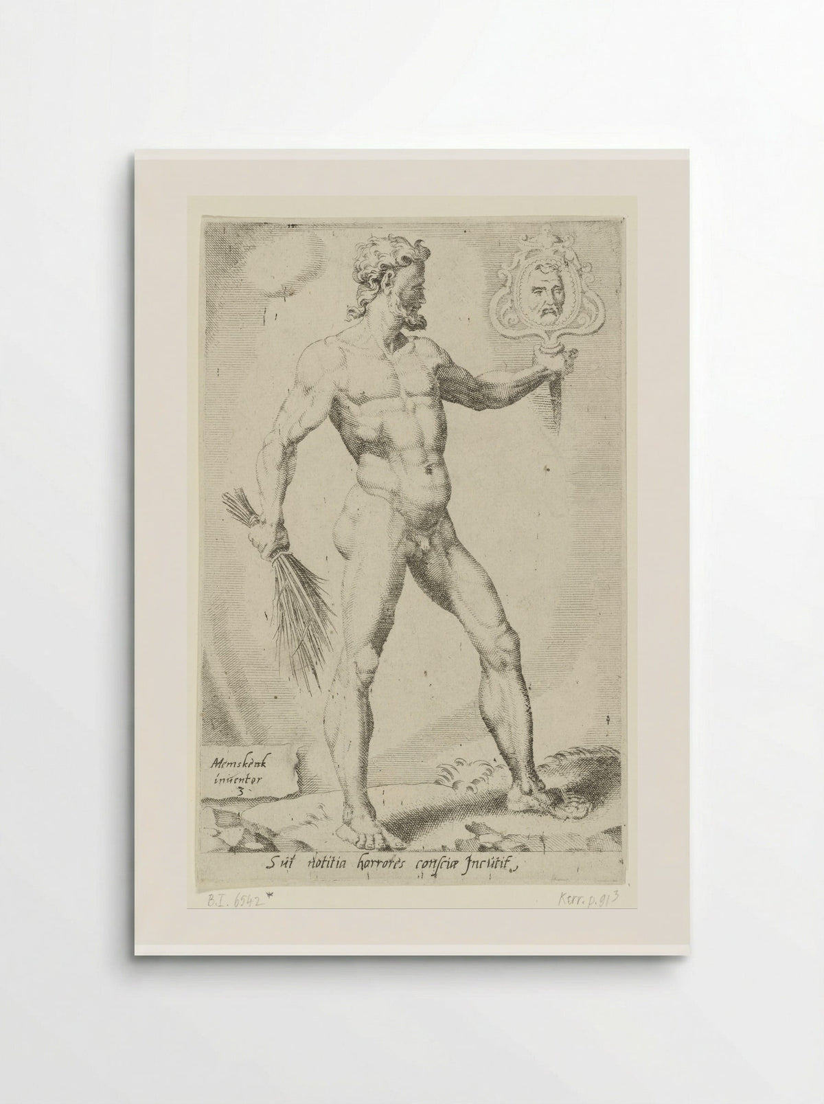 Zelfkennis inspireert het geweten met afschuw - Dirck Volckertsz. Coornhert - Poster