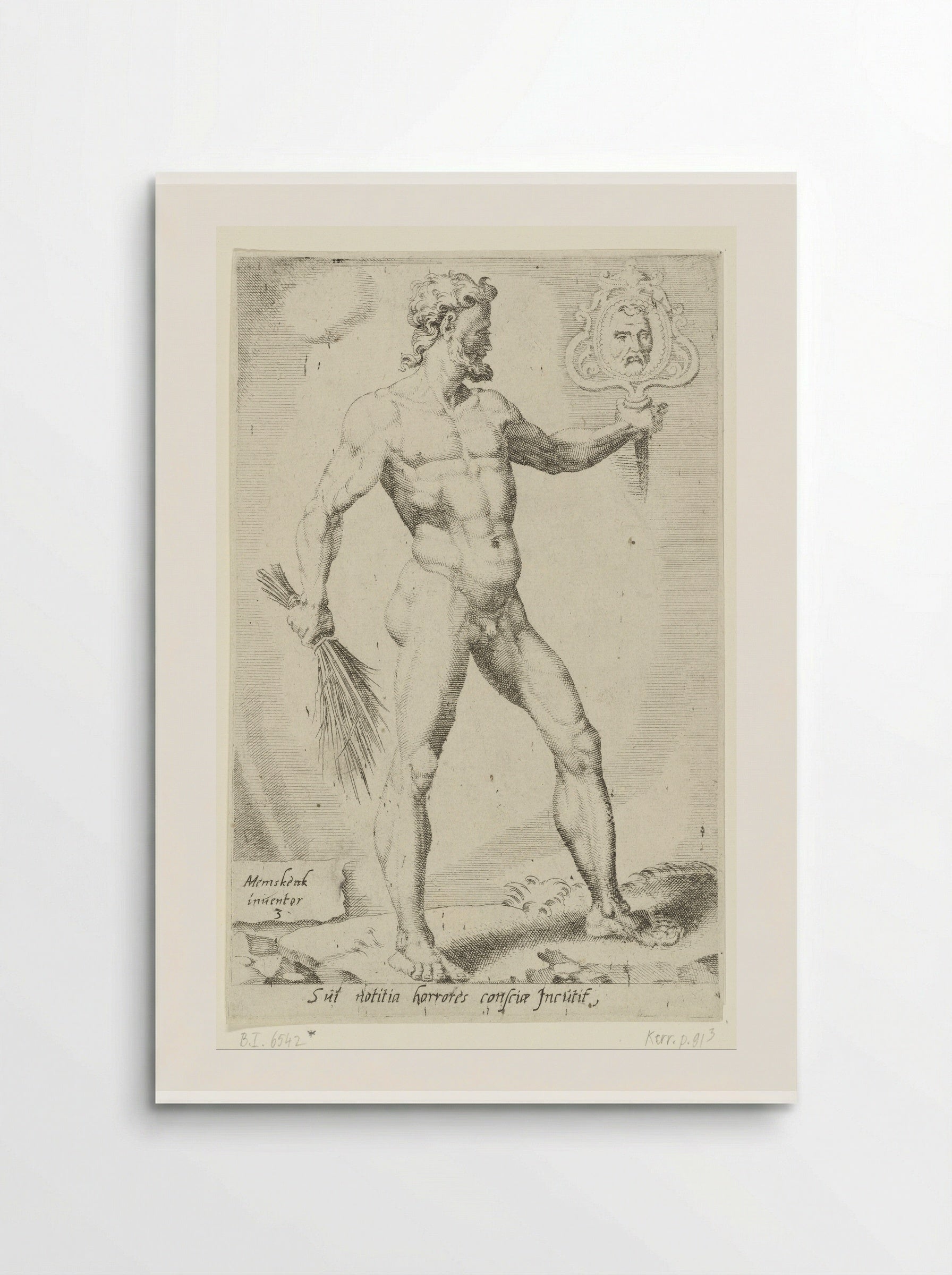 Zelfkennis inspireert het geweten met afschuw - Dirck Volckertsz. Coornhert - Poster