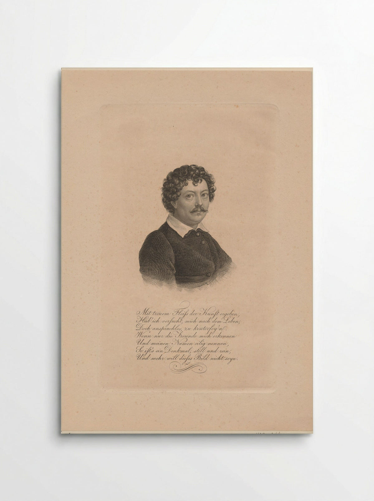 Zelfportret (Self-Portrait) - Friedrich Fleischmann - Poster
