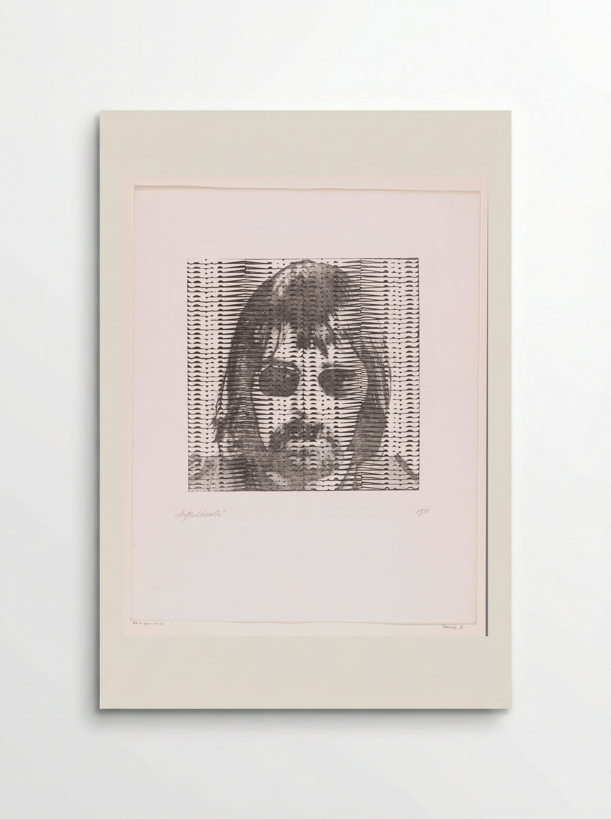 Zelfportret en wasknijpers - Paul Damsté - Poster
