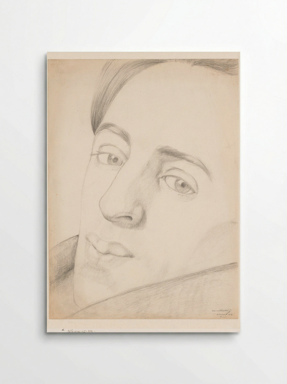 Zelfportret: B-1-1, 11 maart - Cor van Teeseling - Poster