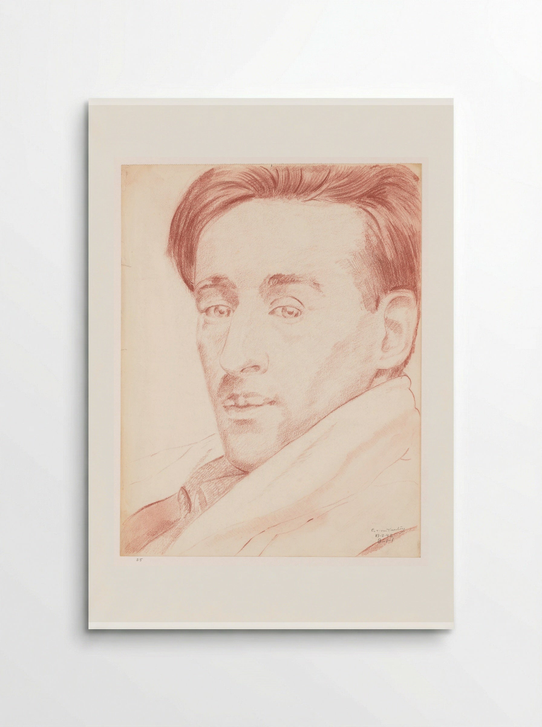 Zelfportret: B-1-1, 13 februari - Cor van Teeseling - Poster