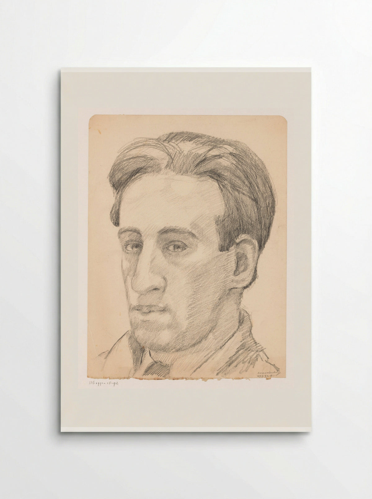 Zelfportret: B-1-1, 27 februari - Cor van Teeseling - Poster