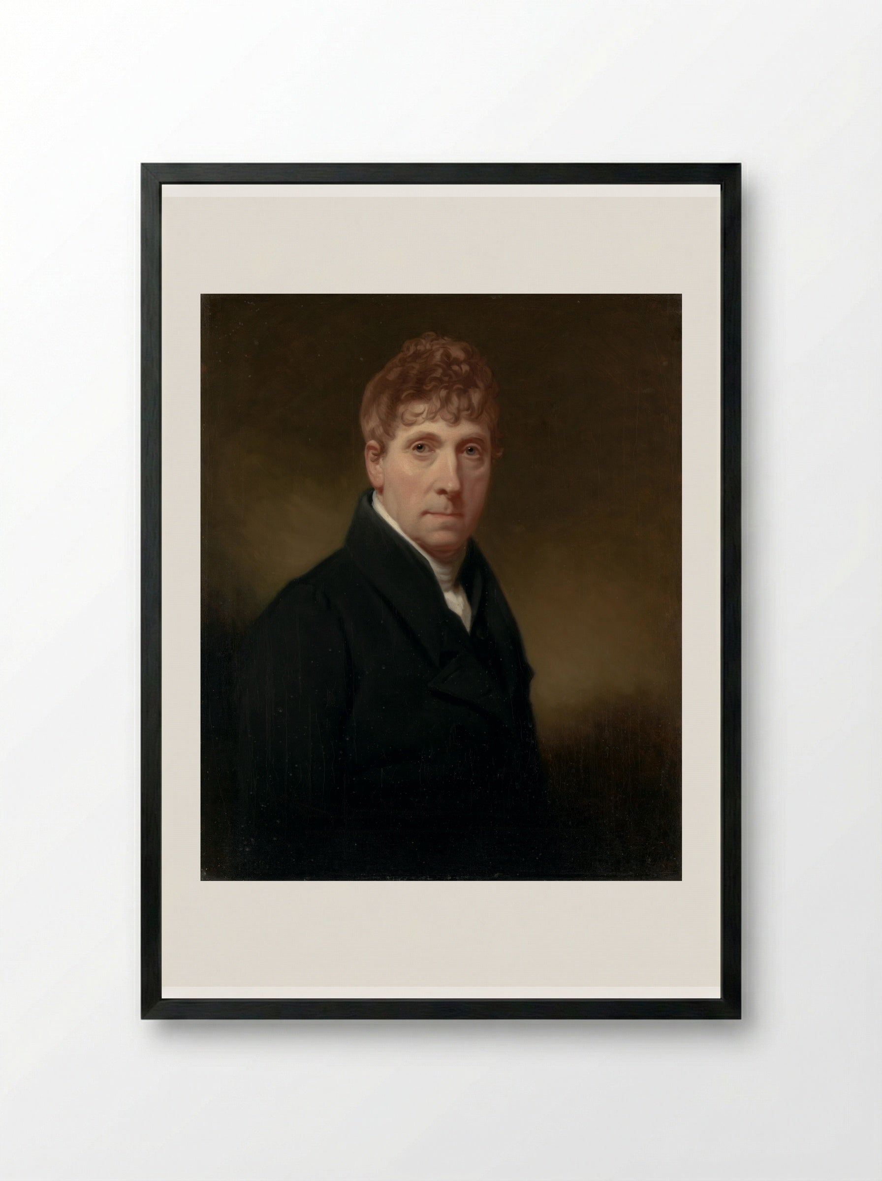Zelfportret - Charles Howard Hodges - Framed Print Black