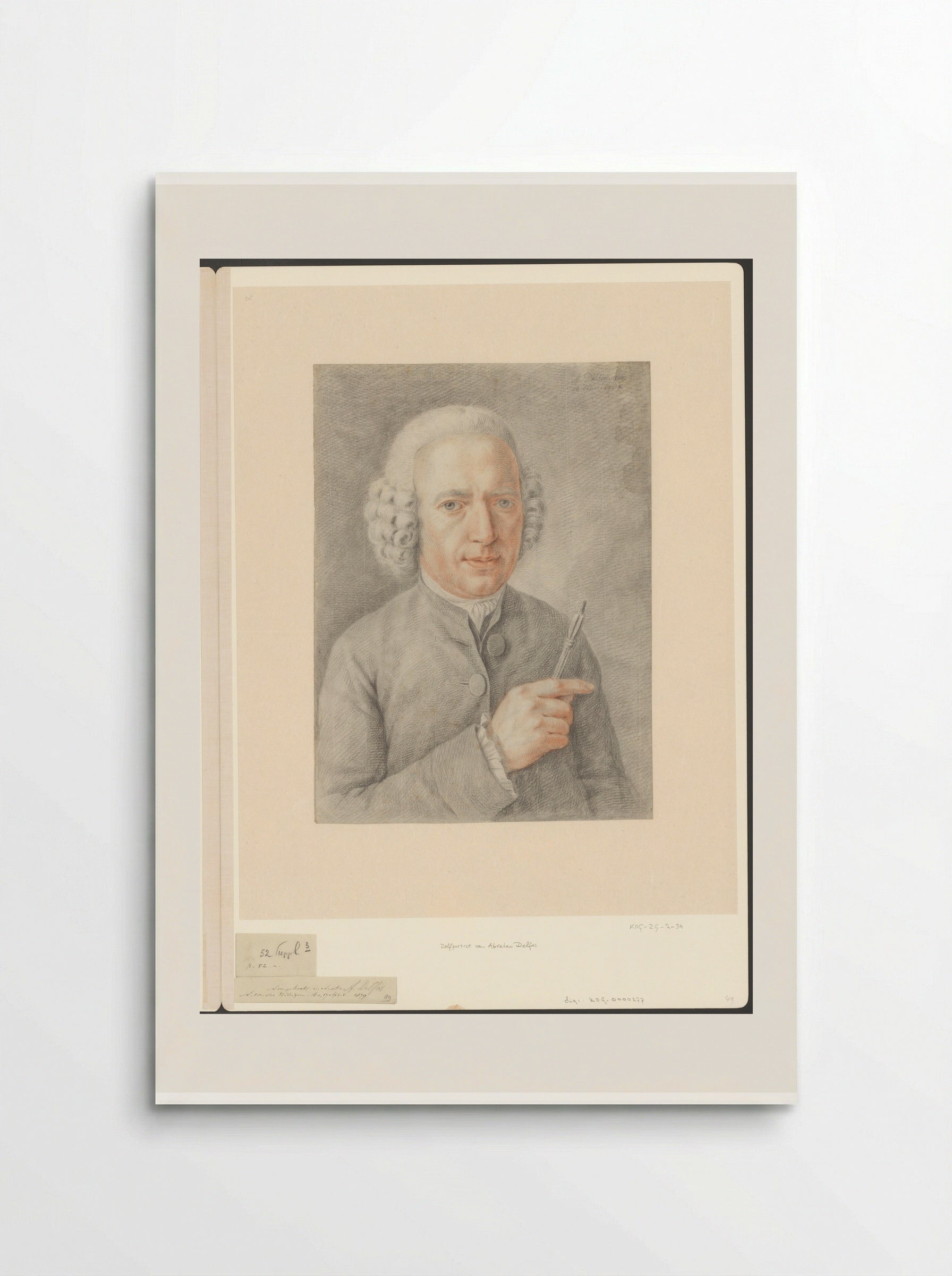 Zelfportret - Abraham Delfos - Poster