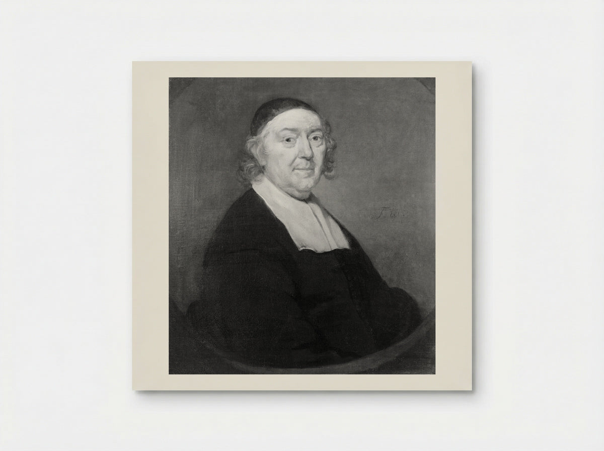 Zes regenten en de binnenvader van het Oudezijds Huiszittenhuis te Amsterdam - Pieter van Anraedt - Poster