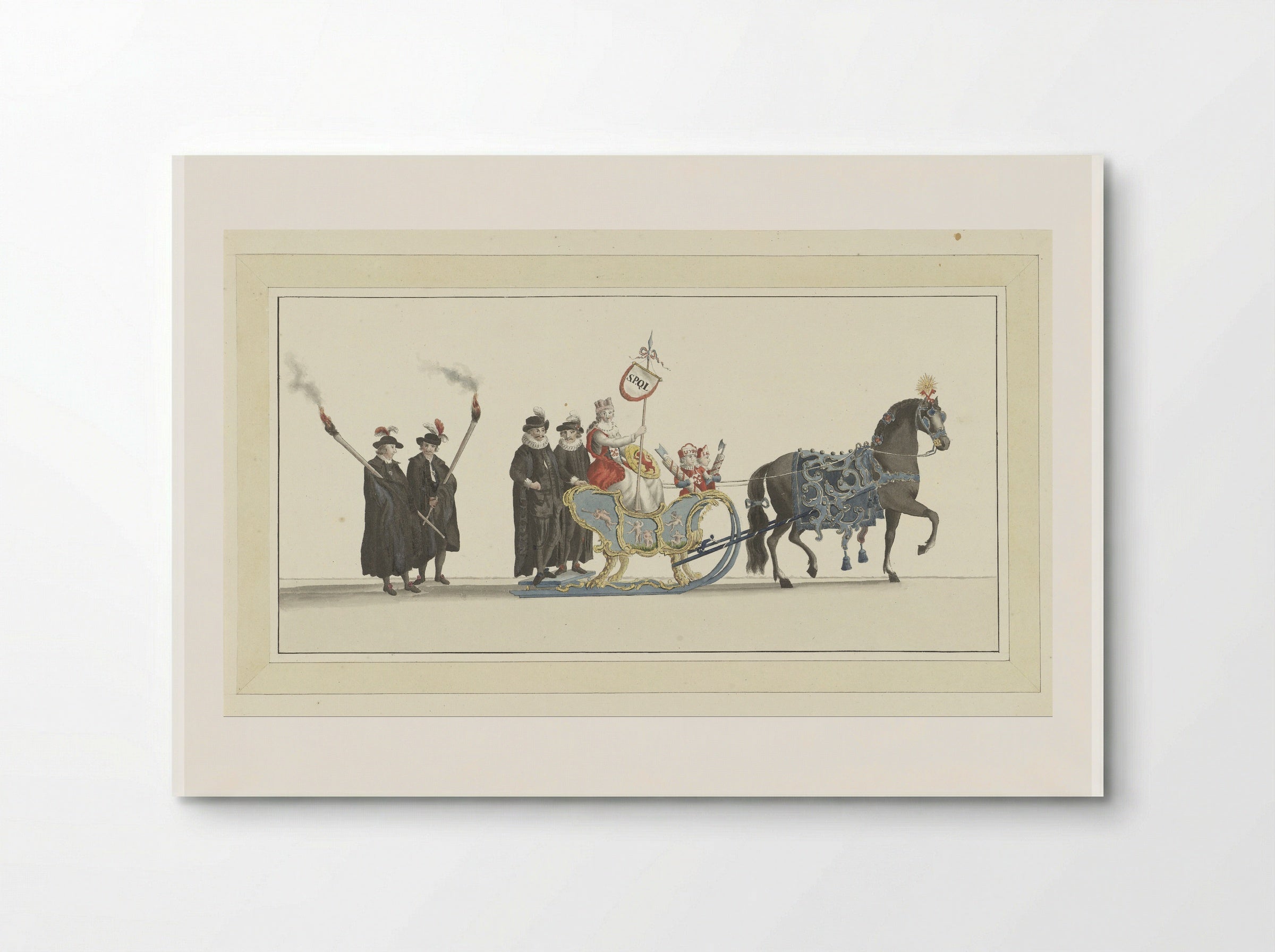 Zesde slede (The Sixth Sleigh) - Abraham Delfos - Poster