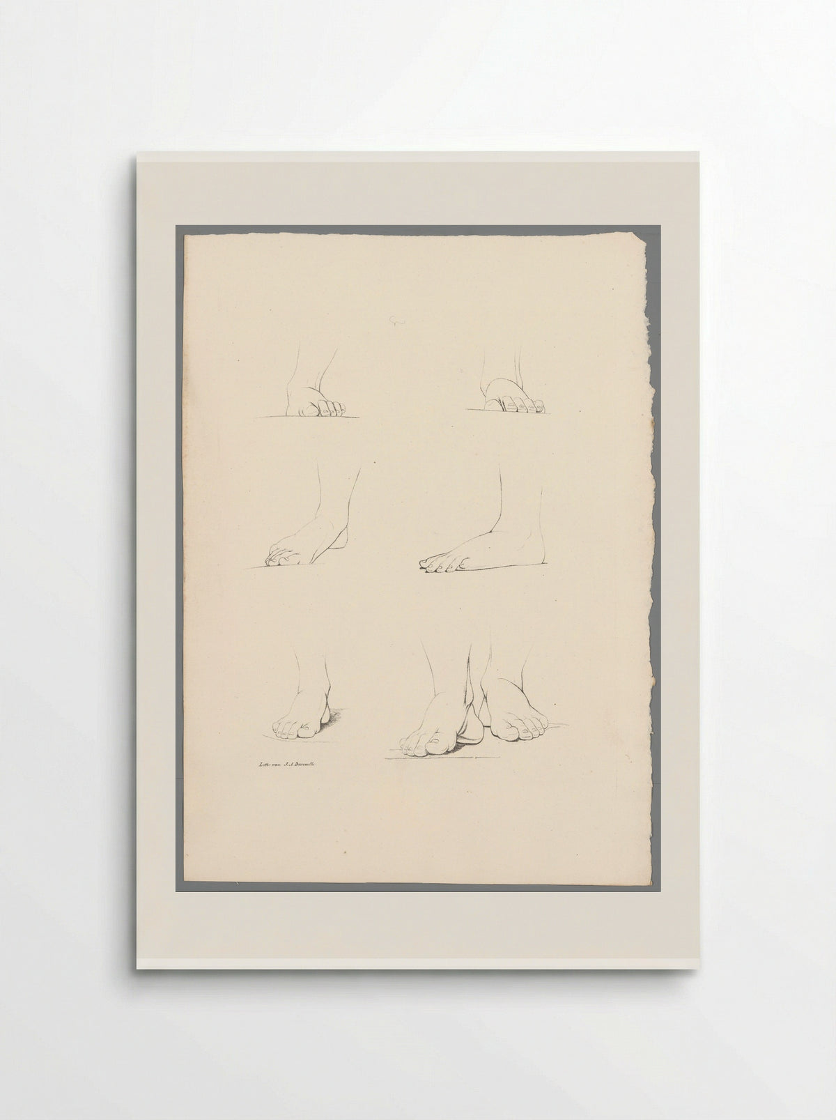 Zeven voeten - Jean Augustin Daiwaille - Poster