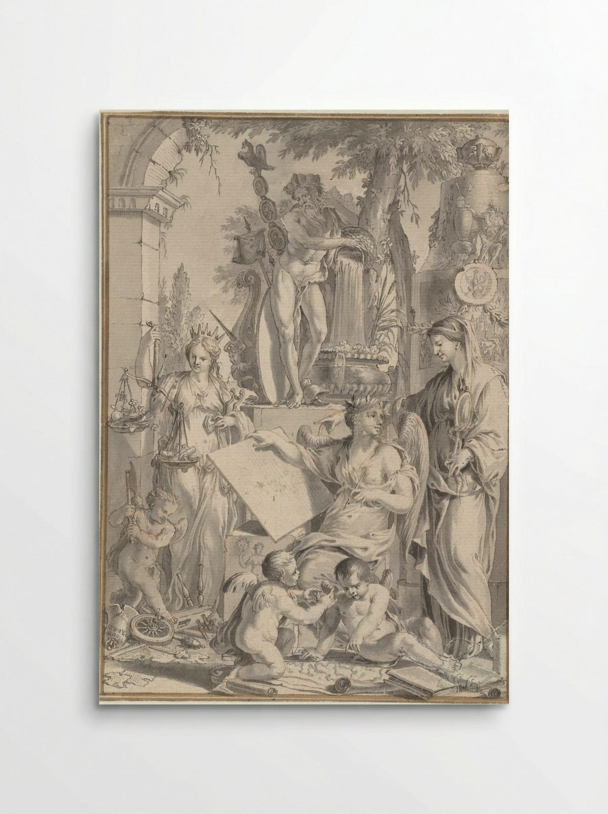 Zinnebeeldige voorstelling (Allegorical Representation) - Jan Goeree - Poster