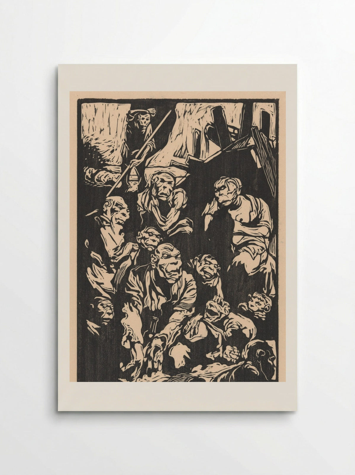 Zittende fantasiewezens - Johannes Josephus Aarts - Poster