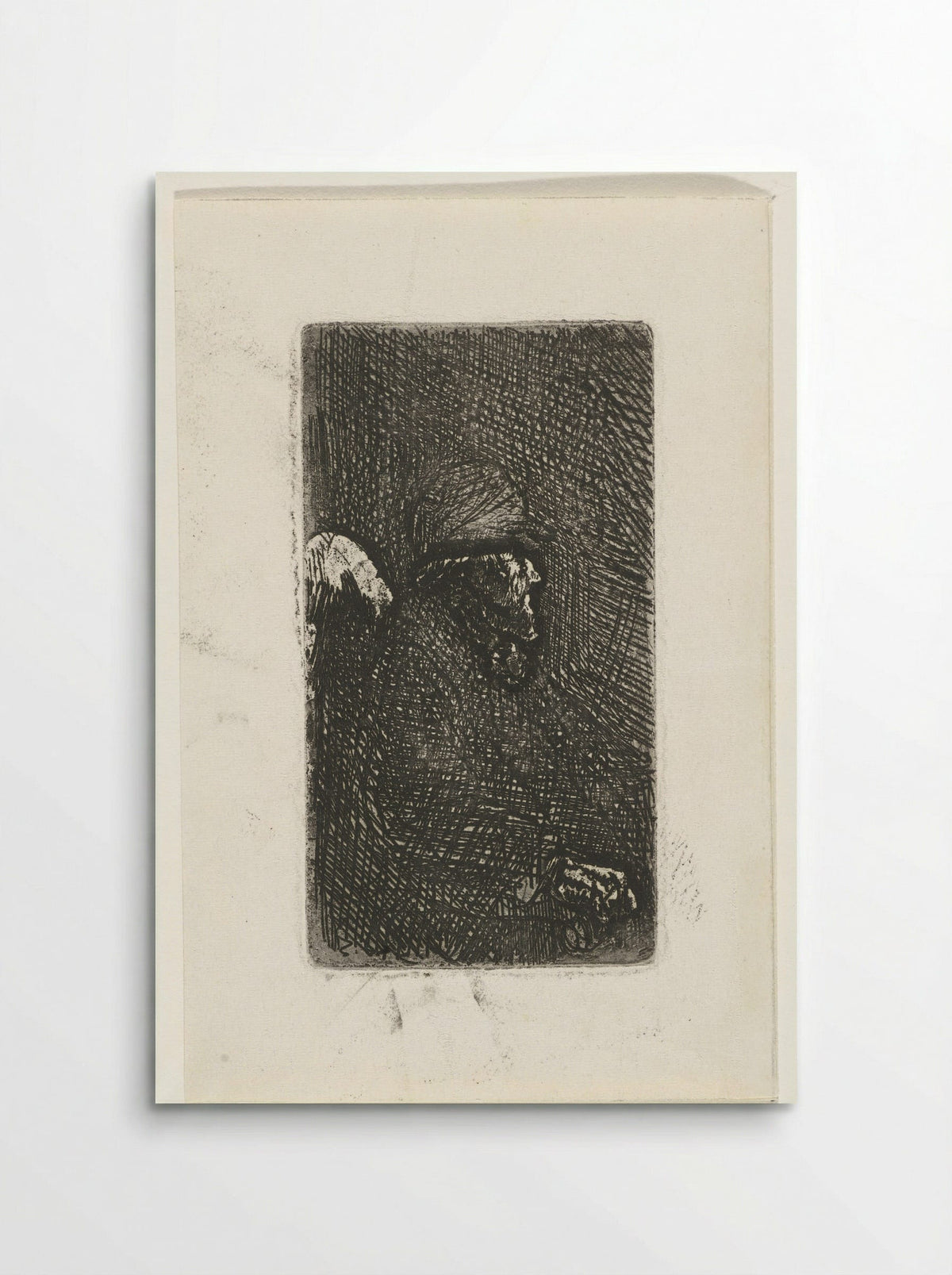 Zittende oude man - Jozef Israëls - Poster