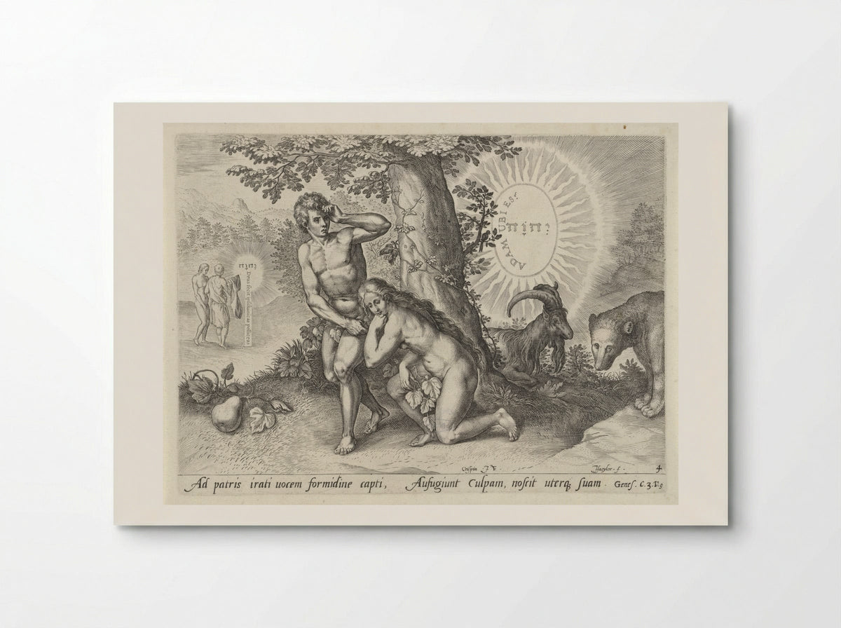 Zondeval (The Fall of Man) - Claes Jansz. Visscher (II) - Poster