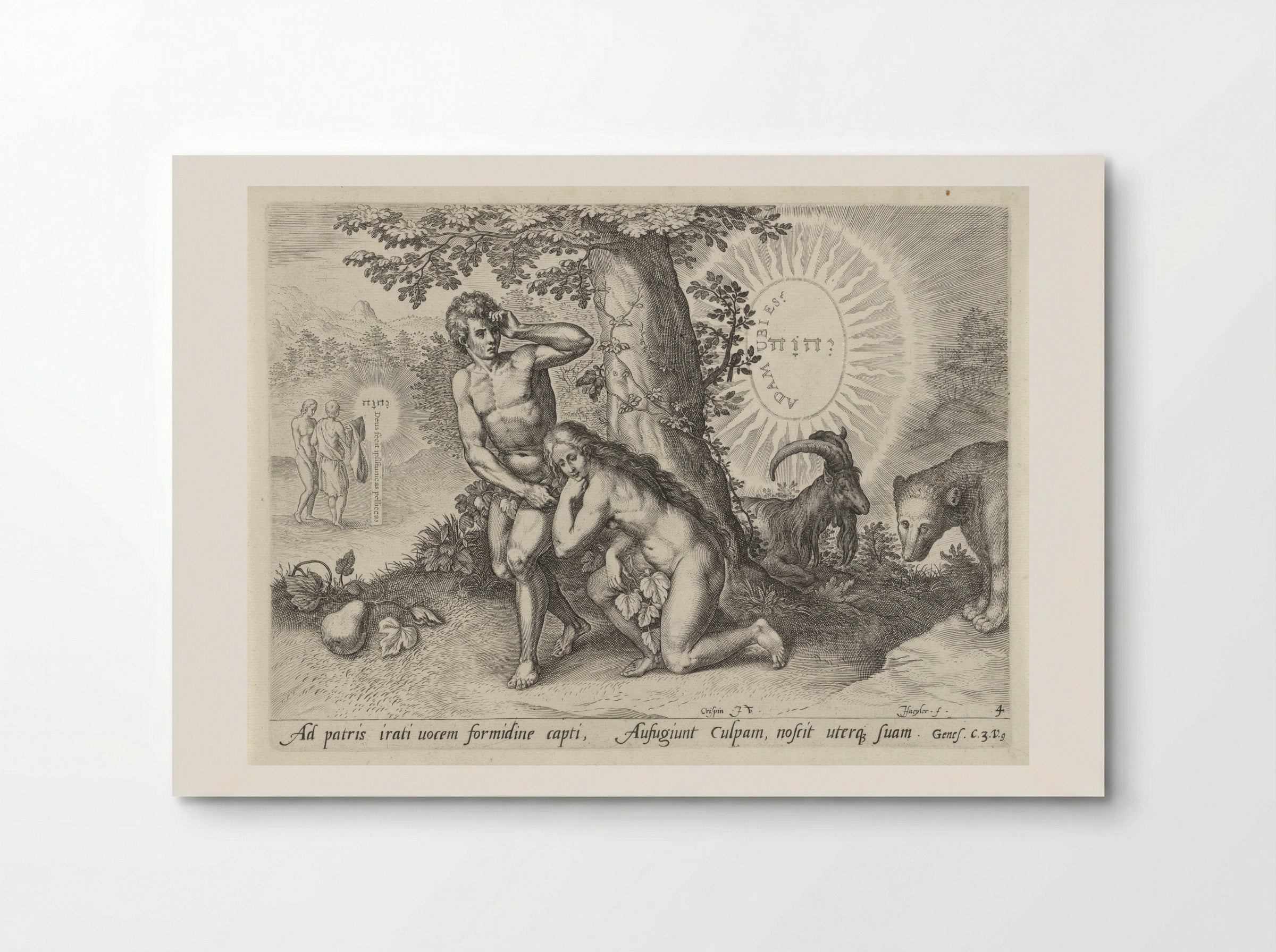 Zondeval (The Fall of Man) - Claes Jansz. Visscher (II) - Poster