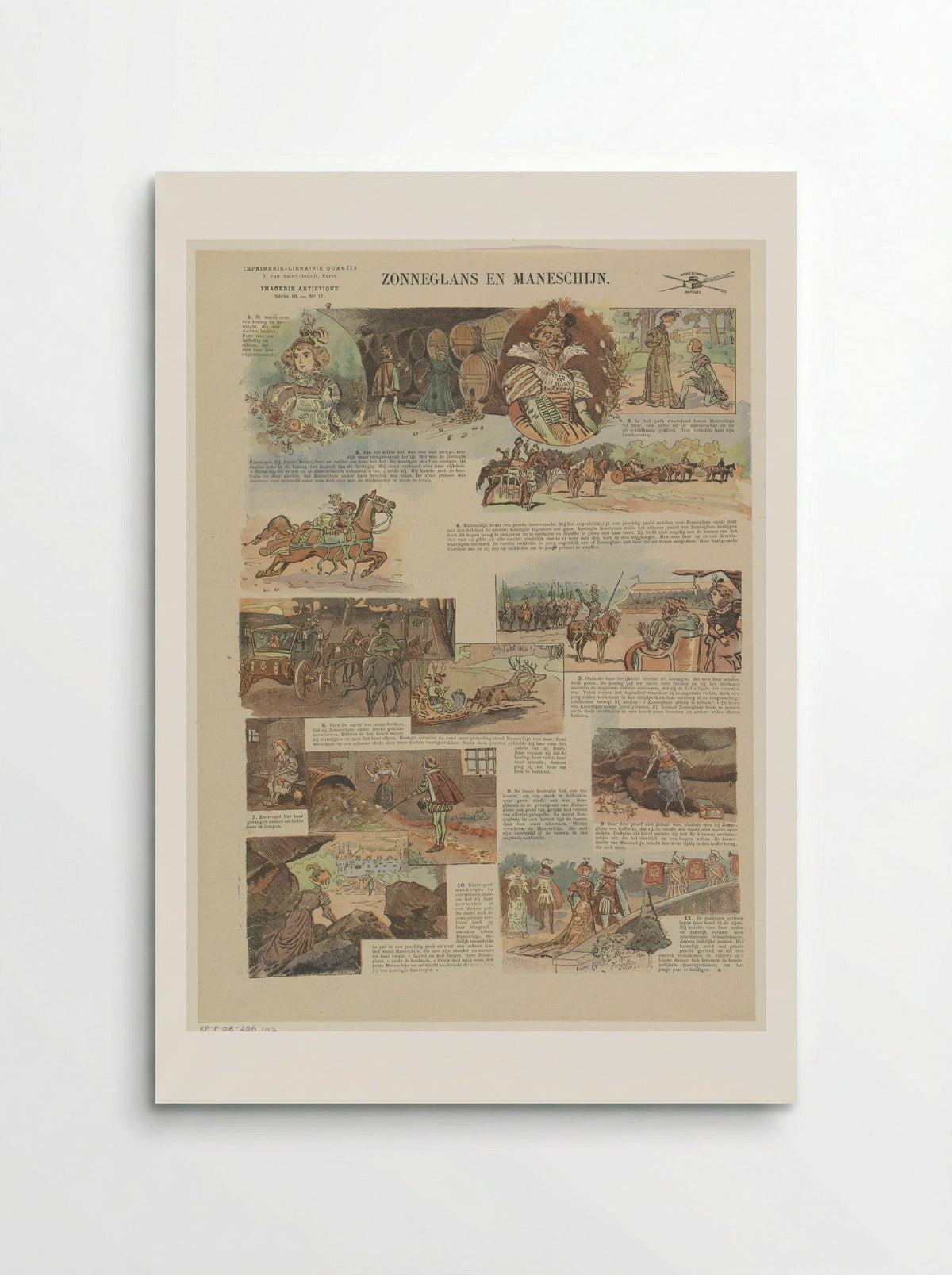 Zonneglans en Maneschijn - Fine Art Print - Poster