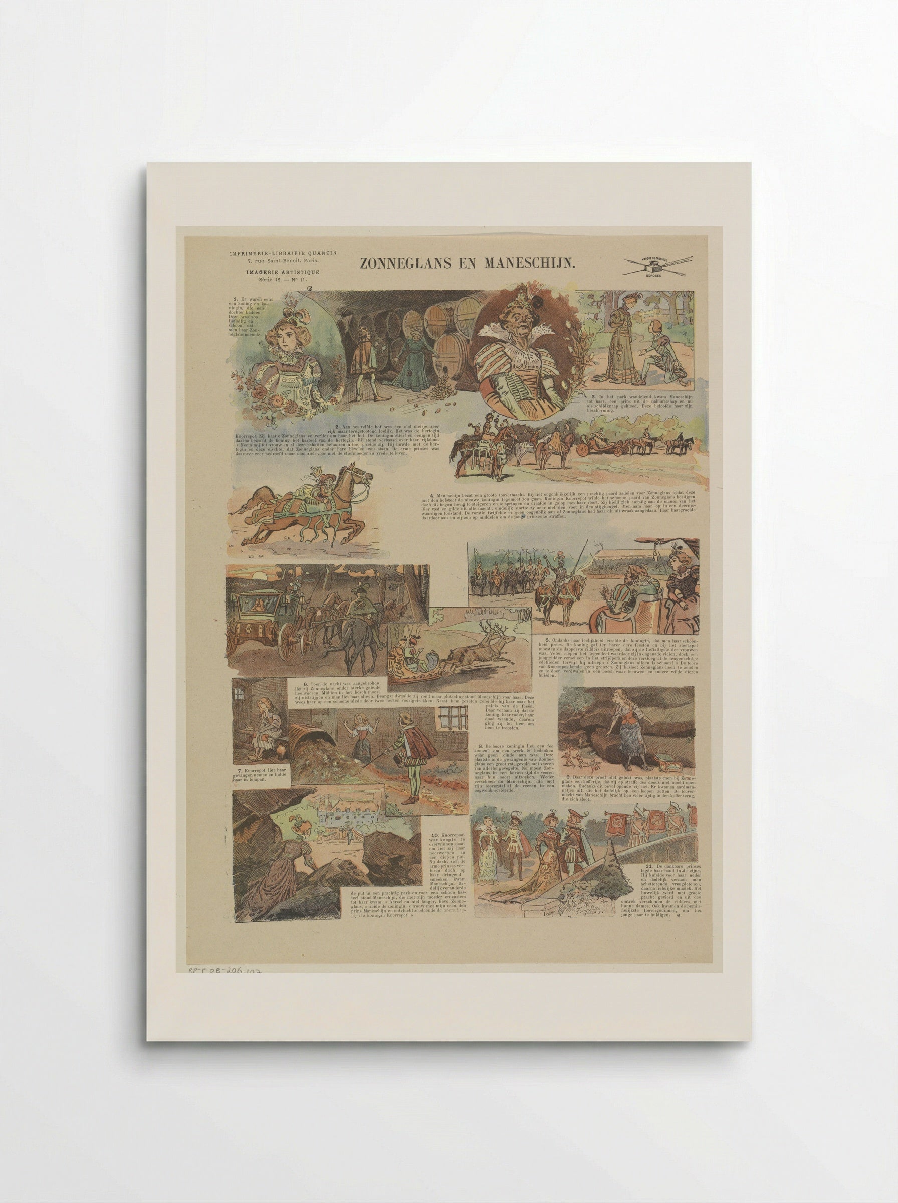 Zonneglans en Maneschijn - Fine Art Print - Poster