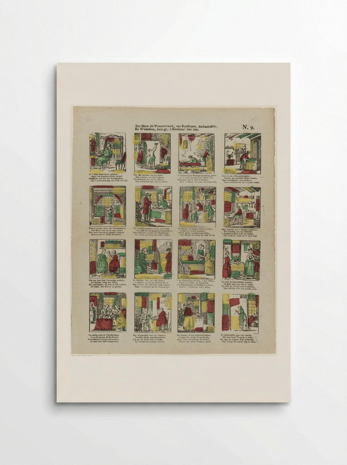 Zoo mans als vrouwen-werk - Glenisson & Zonen - Poster