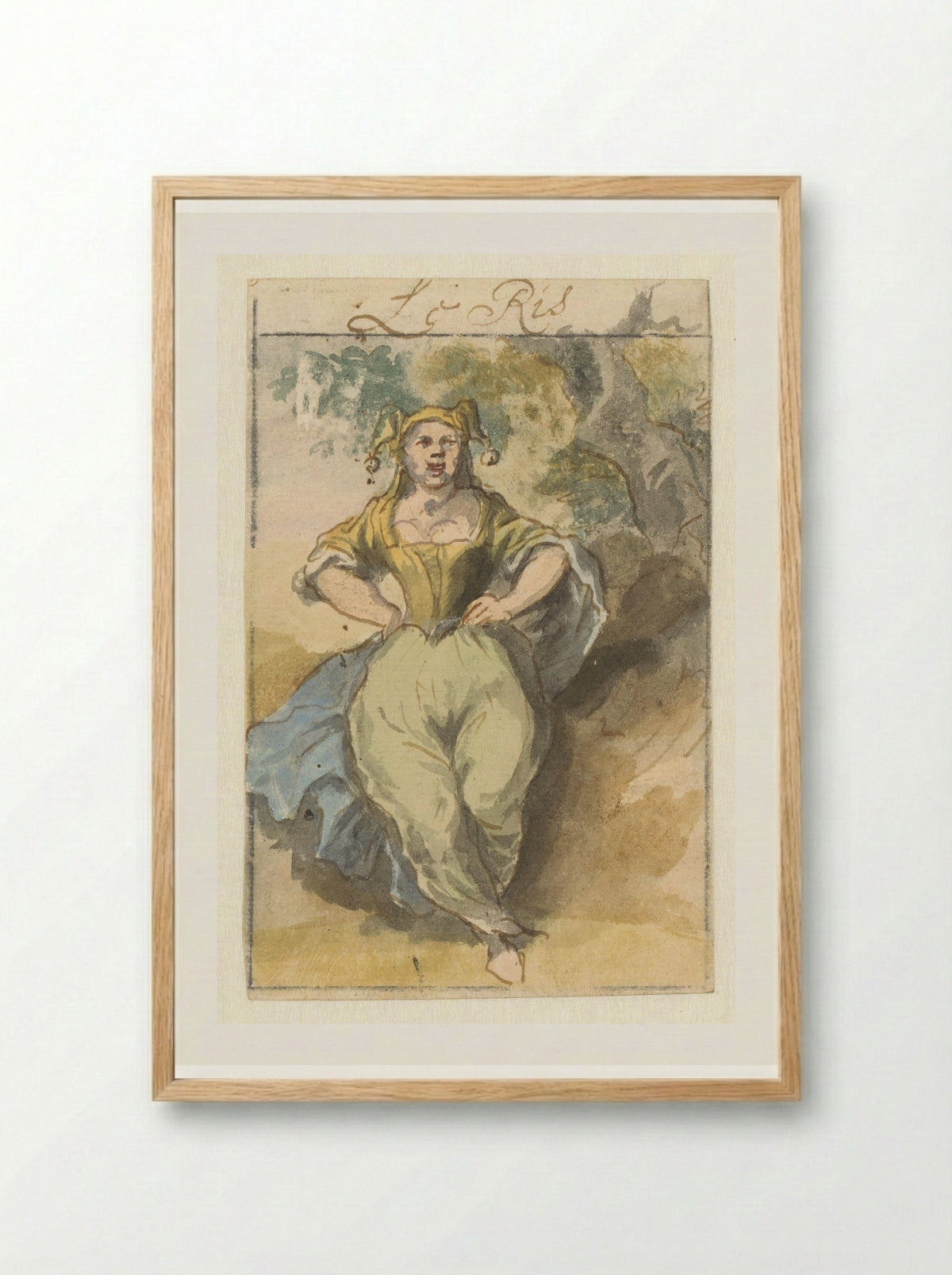 Zotheid (Folly) - Pieter van den Berge - Framed Print Wood