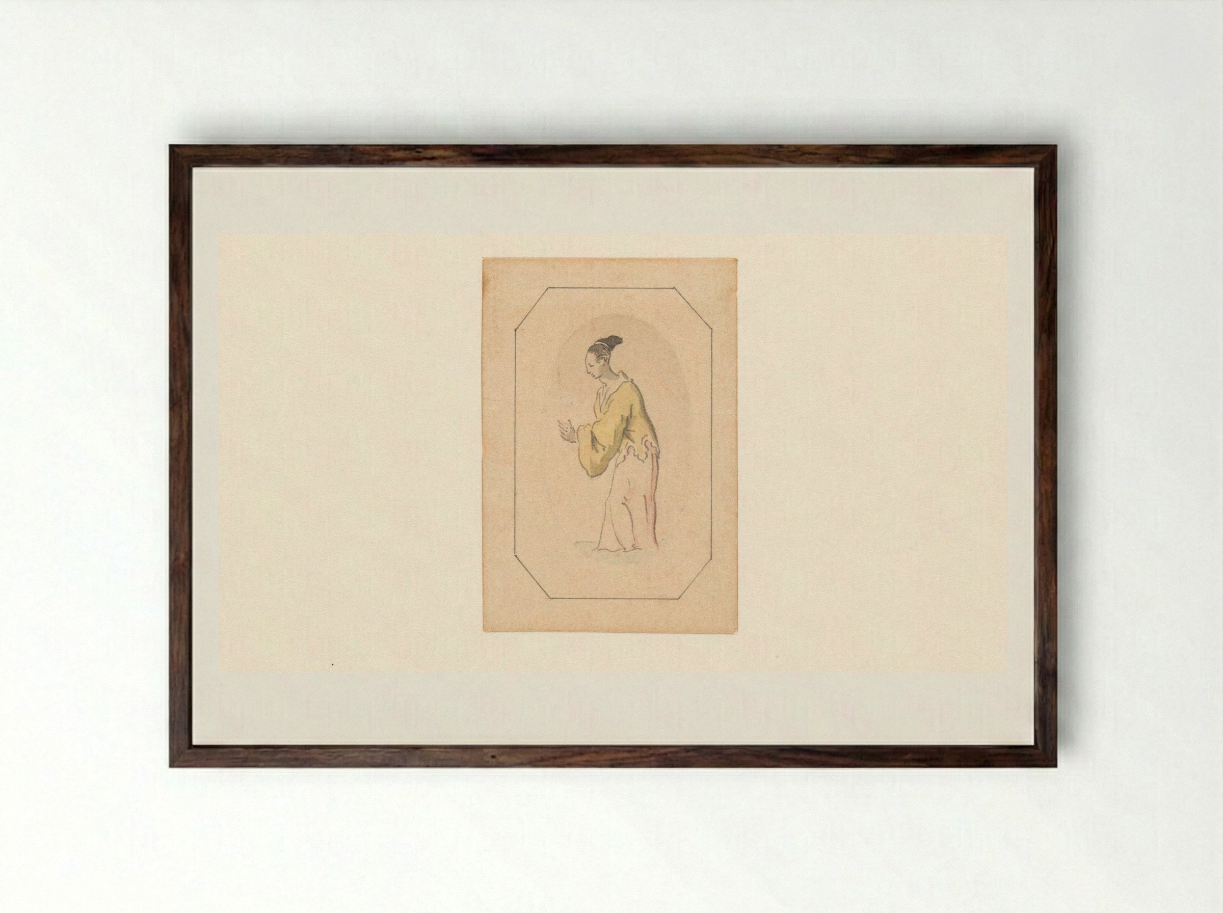Zoutvat - Cornelis Pronk - Framed Print Dark Wood