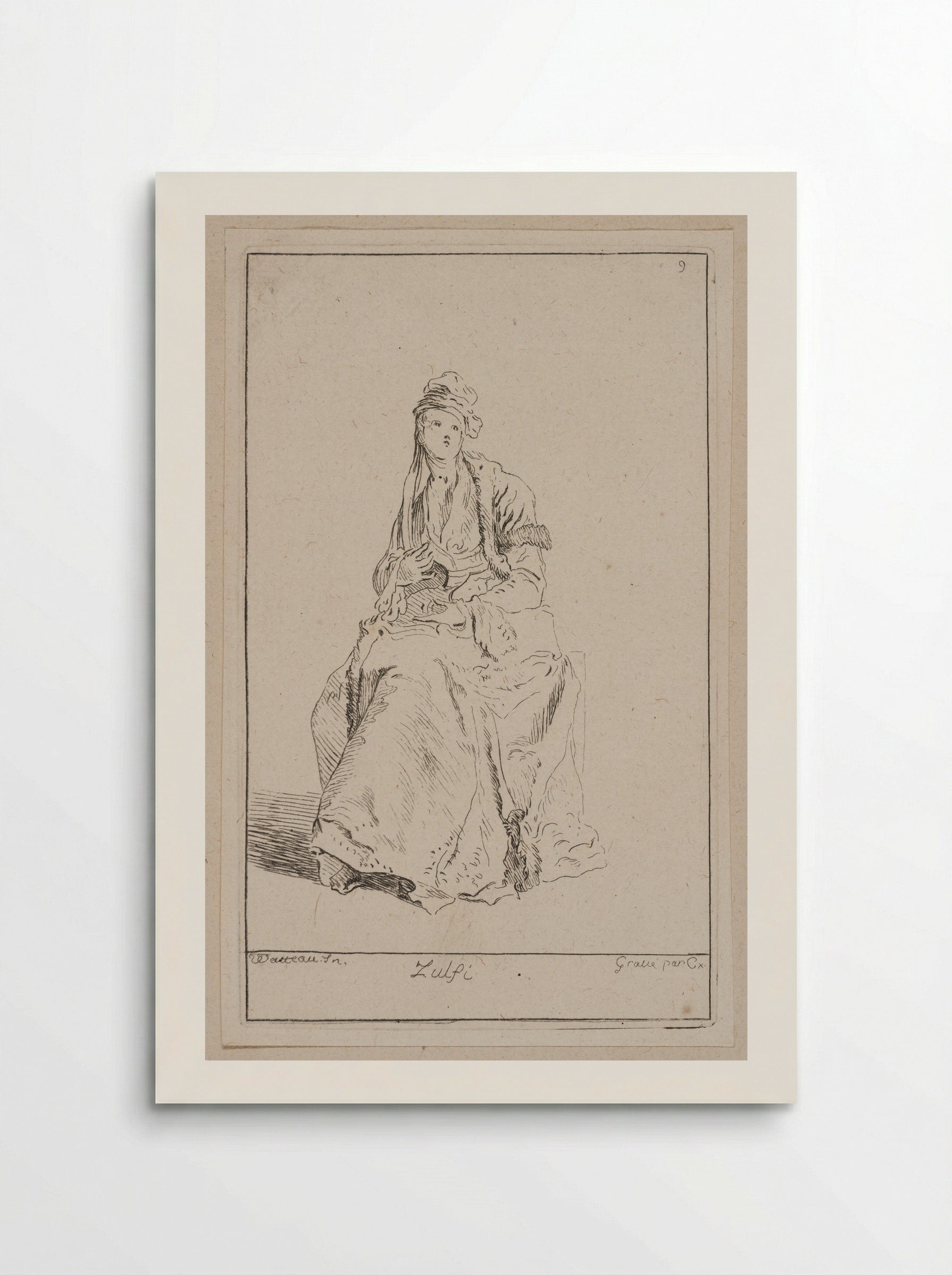 Zulfi - Anne Claude Philippe de Thubières, comte de Caylus - Poster