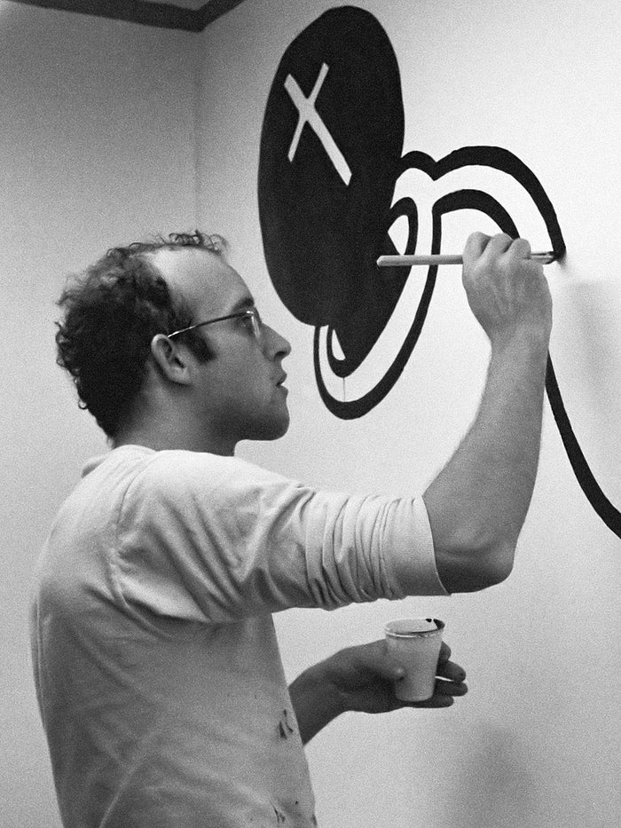 Keith Haring portrait