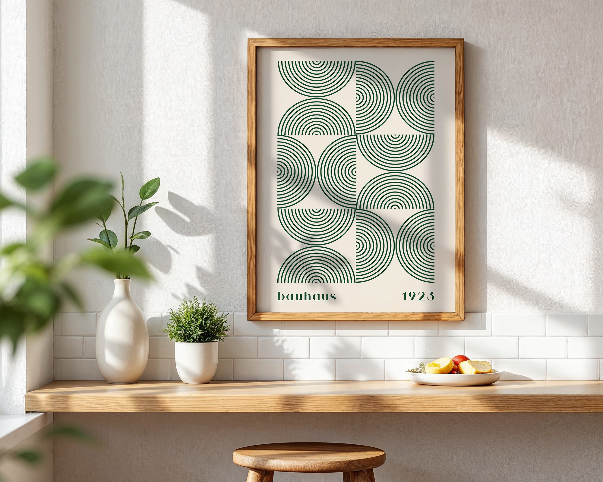 bauhaus-halves-lines-green-and-cream-1923 mockup