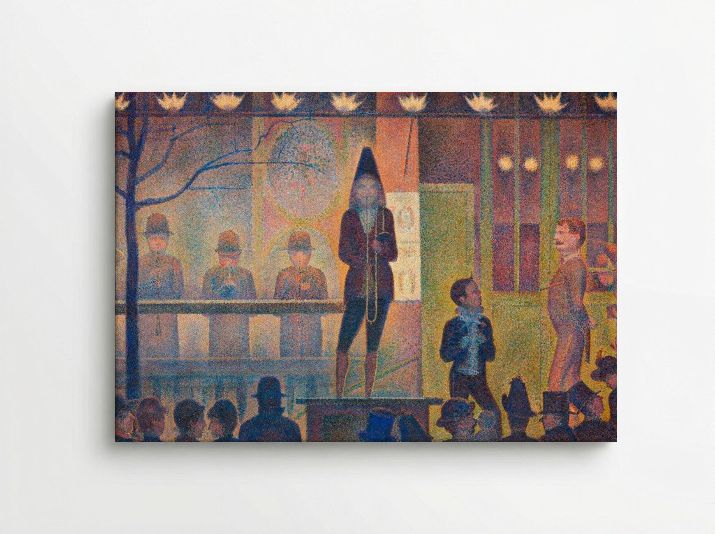 Circus Sideshow (Parade de Cirque) - Georges Seurat - Canvas