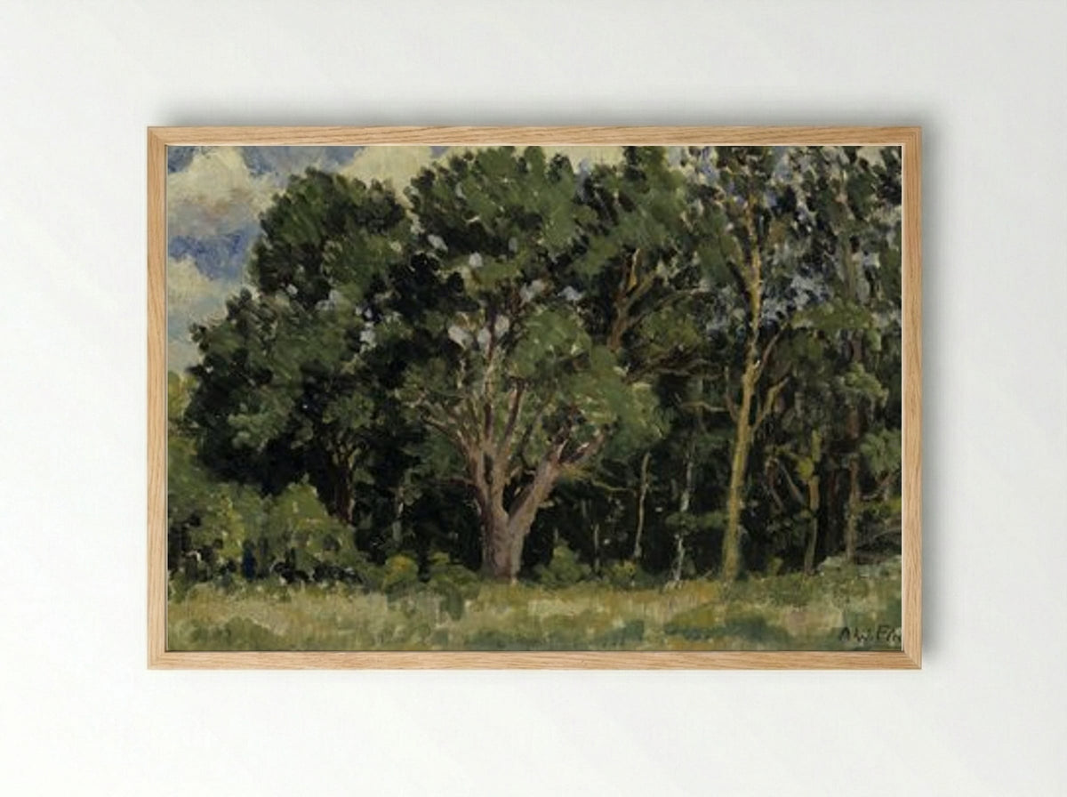 The Wood - Alfred William Finch - Framed Print Wood