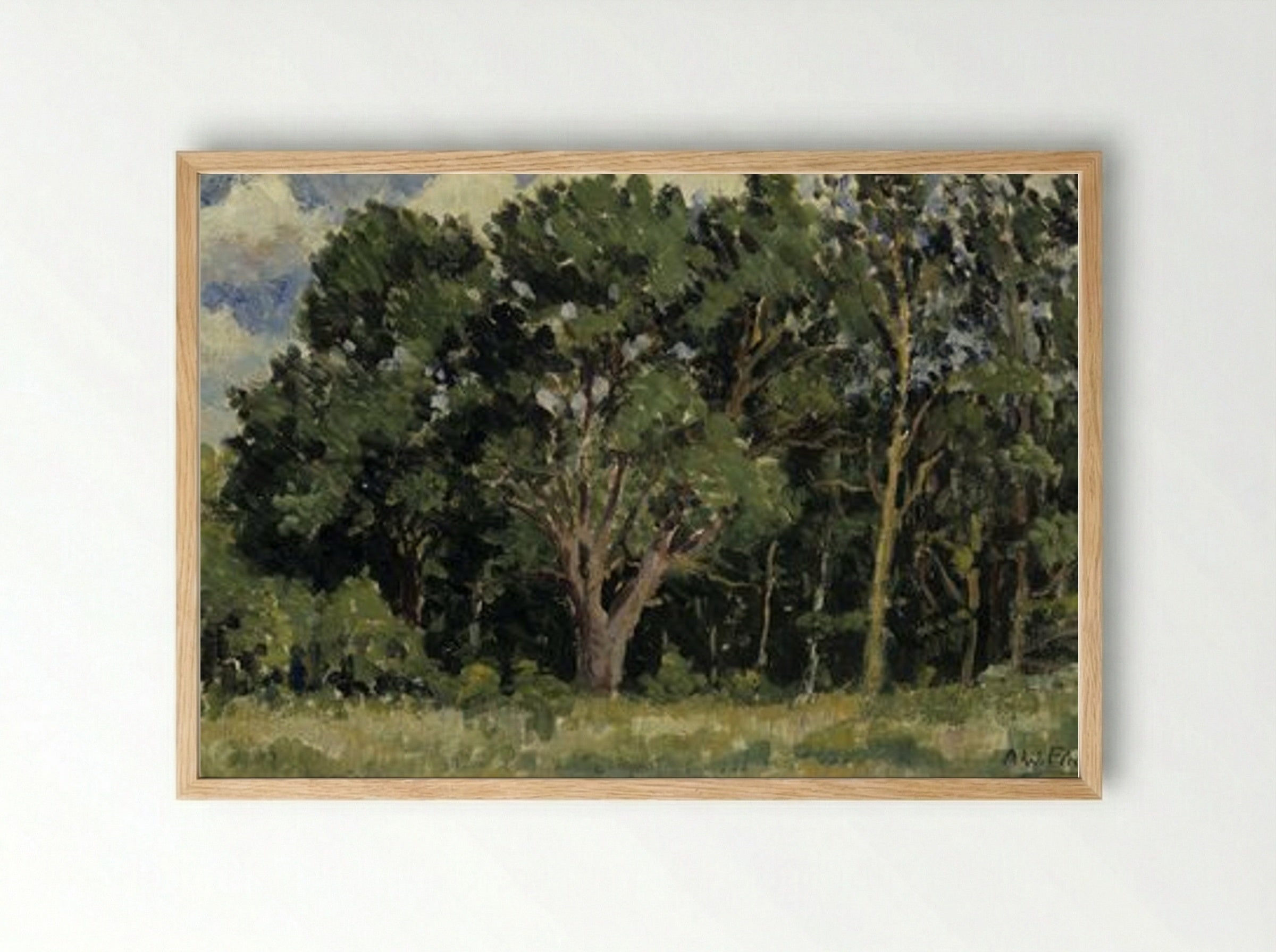 The Wood - Alfred William Finch - Framed Print Wood