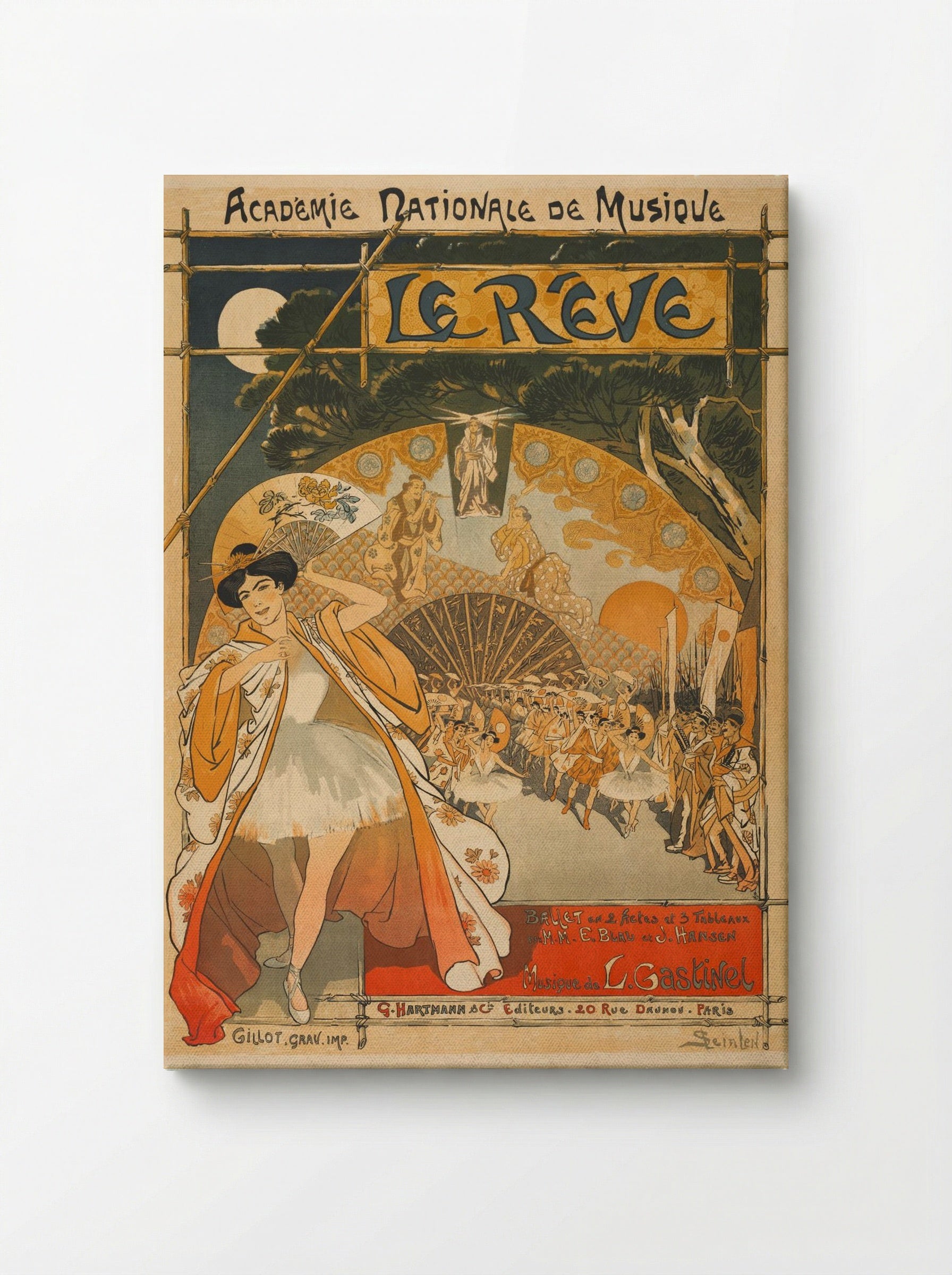 Le Rêve (The Dream) - Théophile Alexandre Steinlen - Canvas