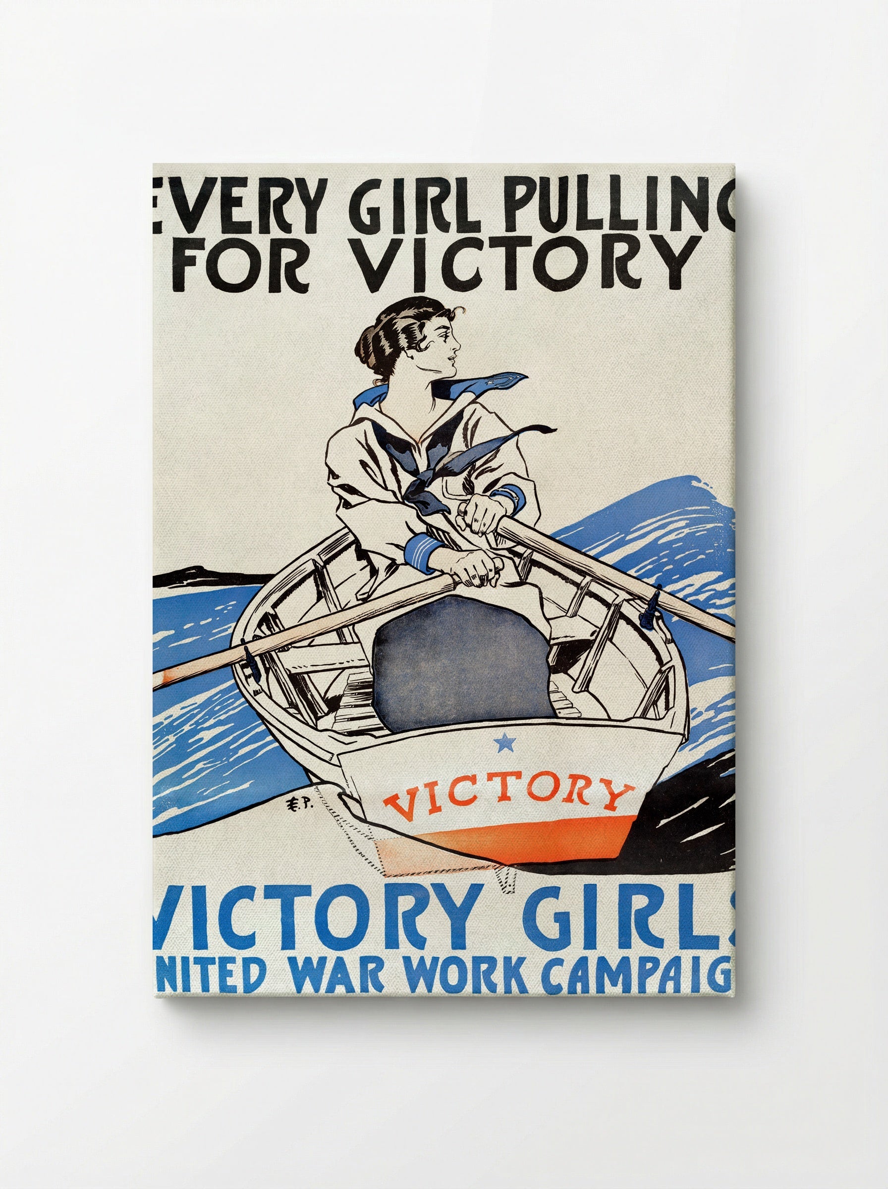Every Girl Pulling for Victory - Edward Penfield - Canvas