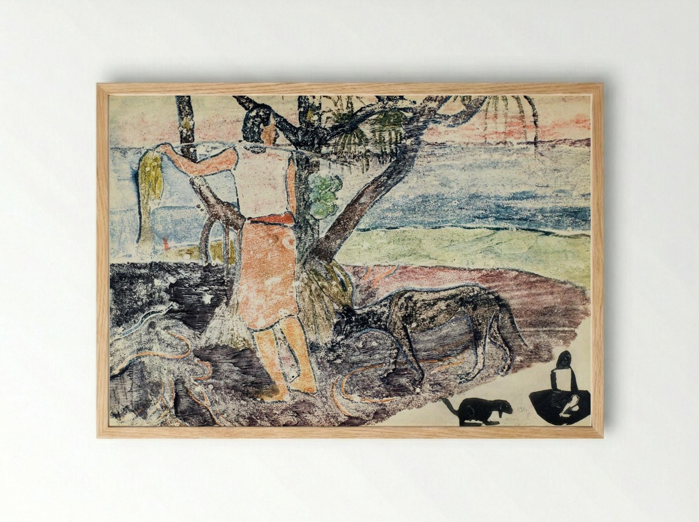 Noa Noa (Voyage de Tahiti) - Paul Gauguin - Framed Print Wood