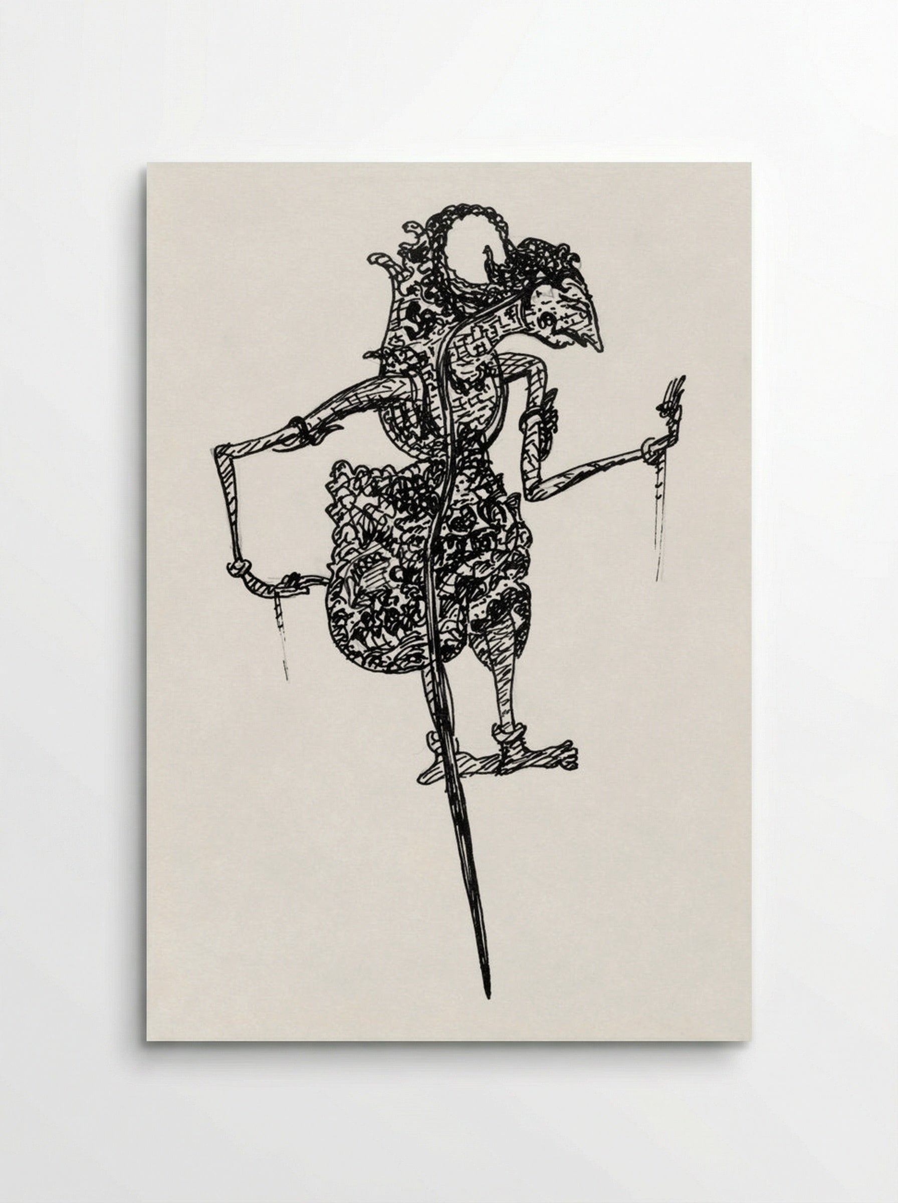 Wajangpop (Wayang Puppet) - Leo Gestel - Poster