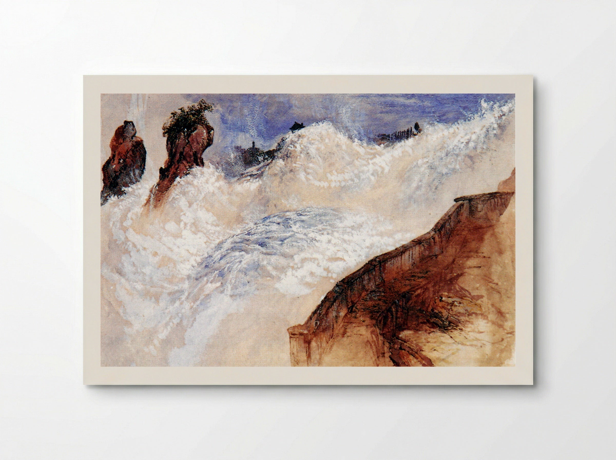 Falls of Schaffhausen - John Ruskin - Poster
