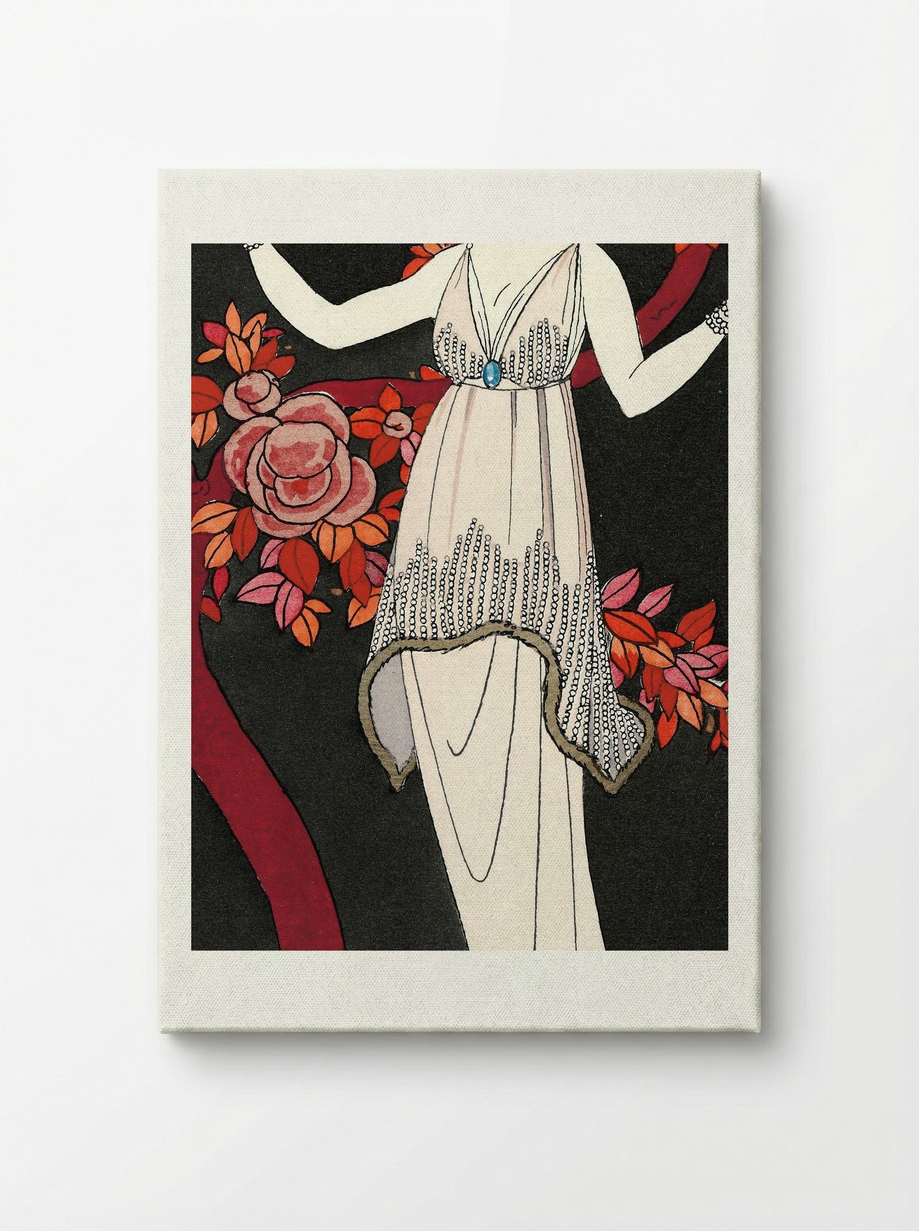 L'Arbre de Science, Robe du Soir de Doeuillet - George Barbier - Canvas