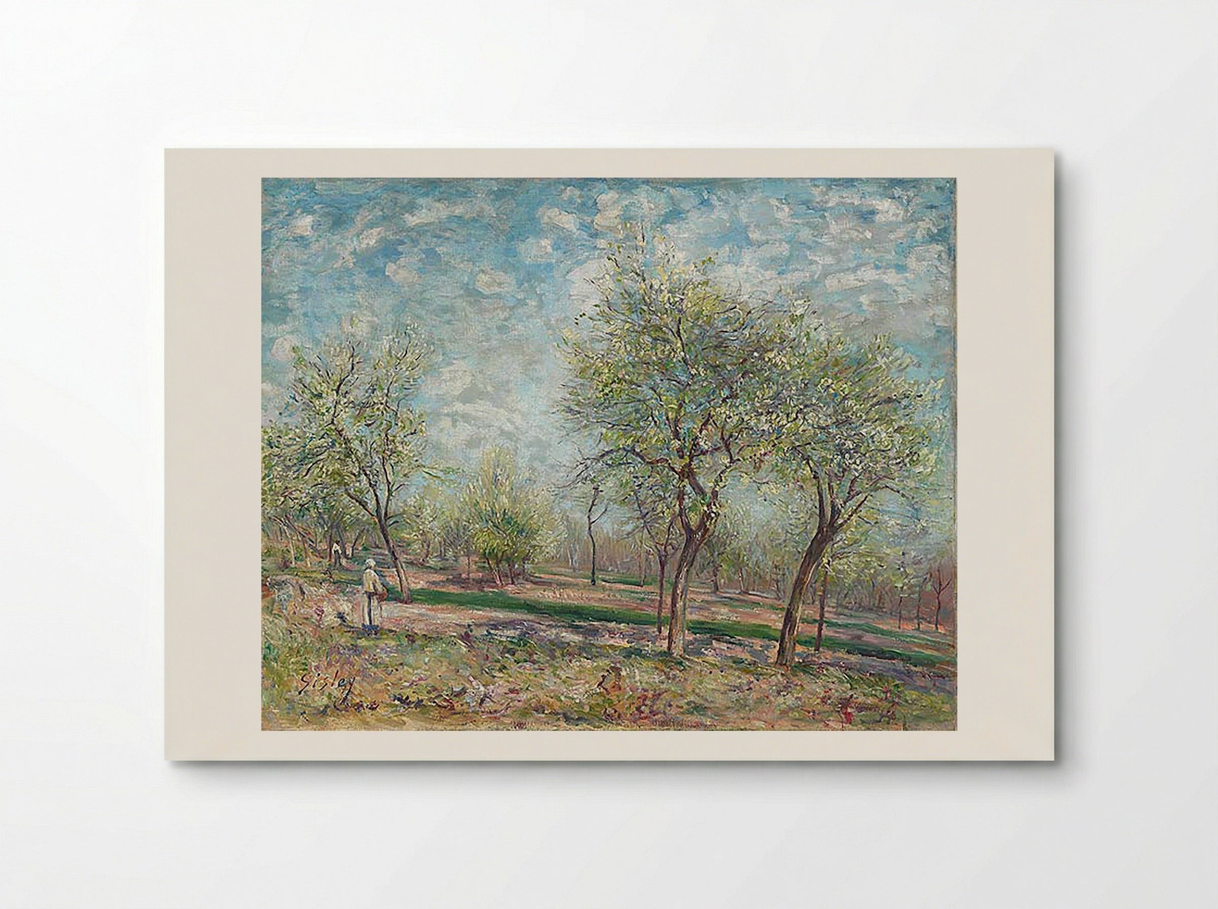 Apple Trees in Bloom - Alfred Sisley - Poster