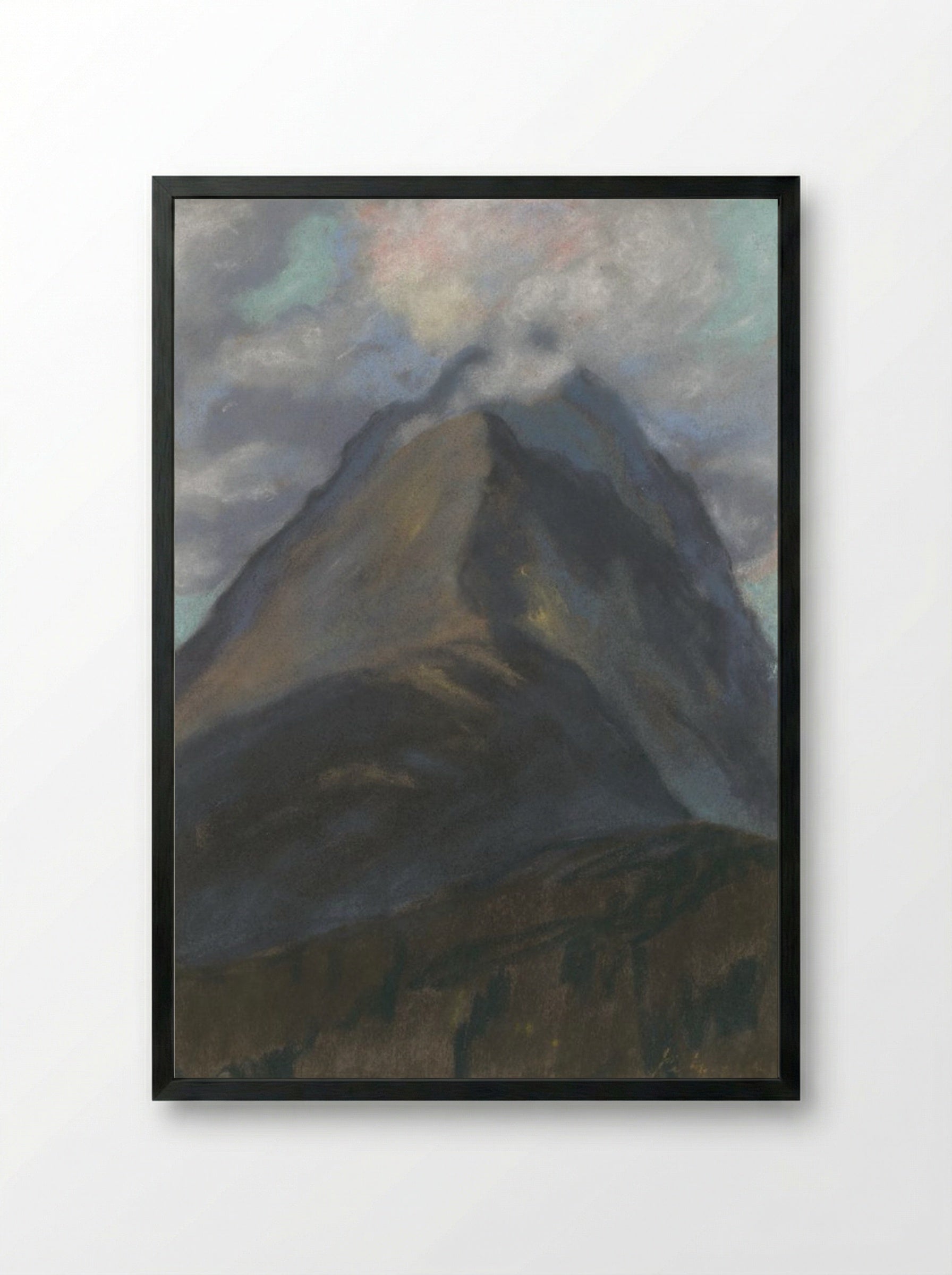 Spring Landscape - Zolo Palugyay - Framed Print Black