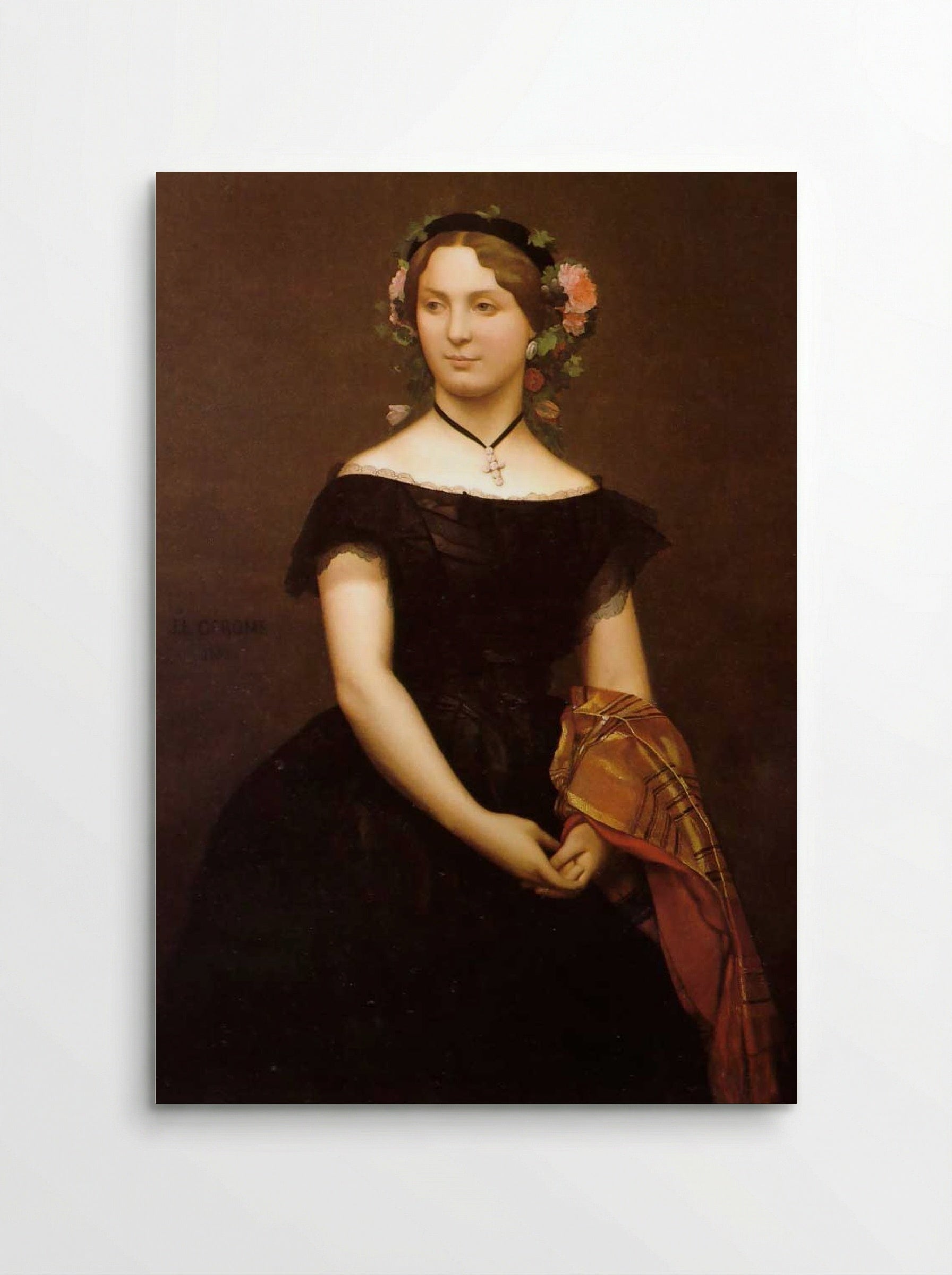 Portrait of Mille Durand - Jean-Léon Gérôme - Poster