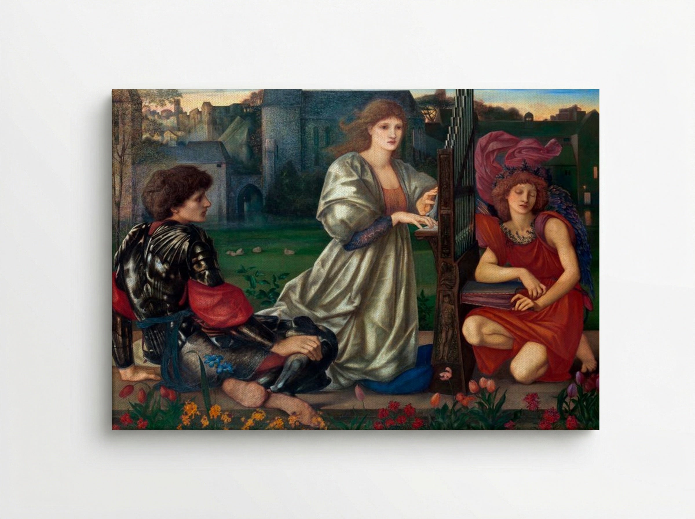 The Love Song - Edward Burne-Jones - Canvas