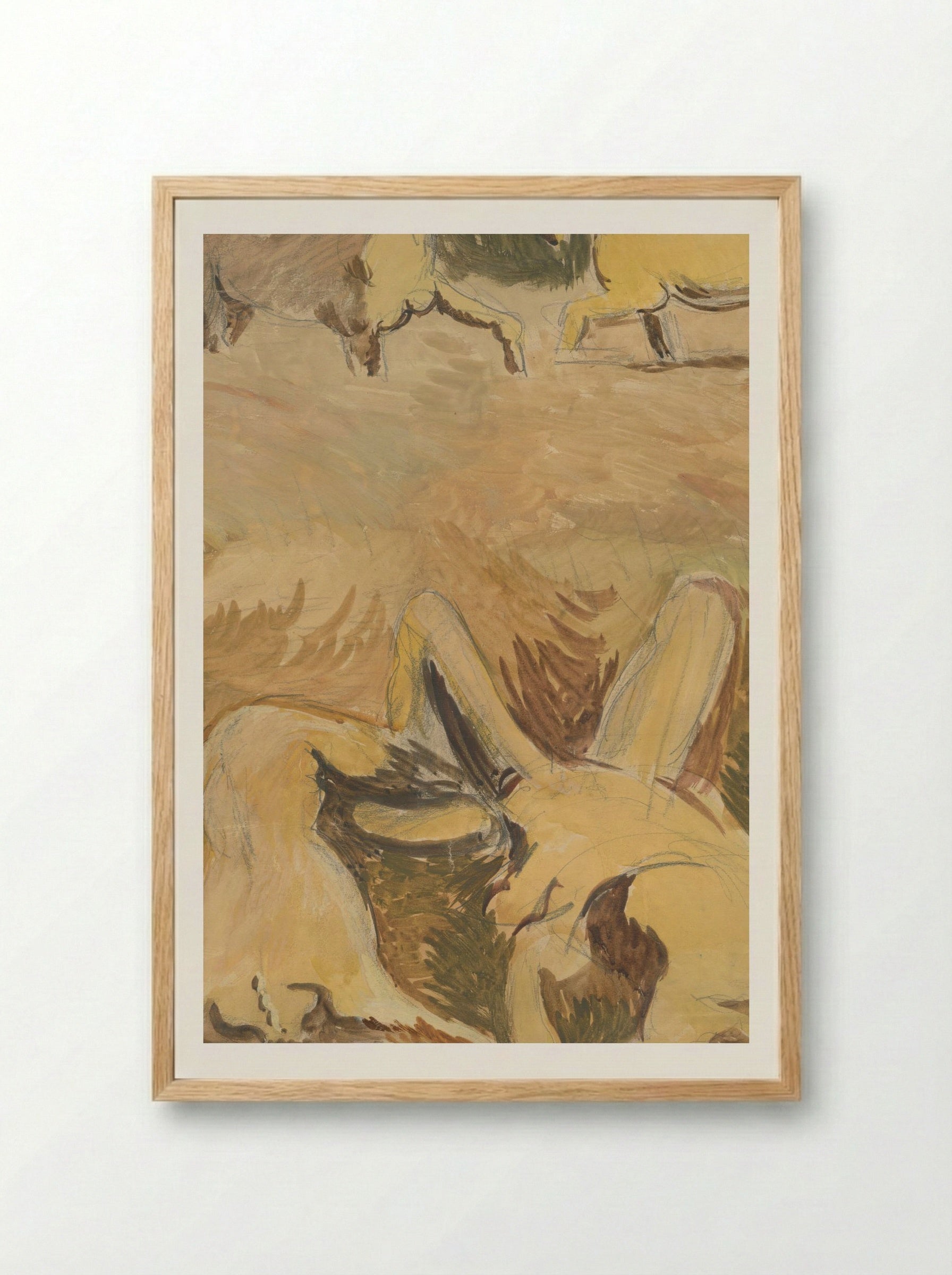 Flood - Cyprián Majerník - Framed Print Wood