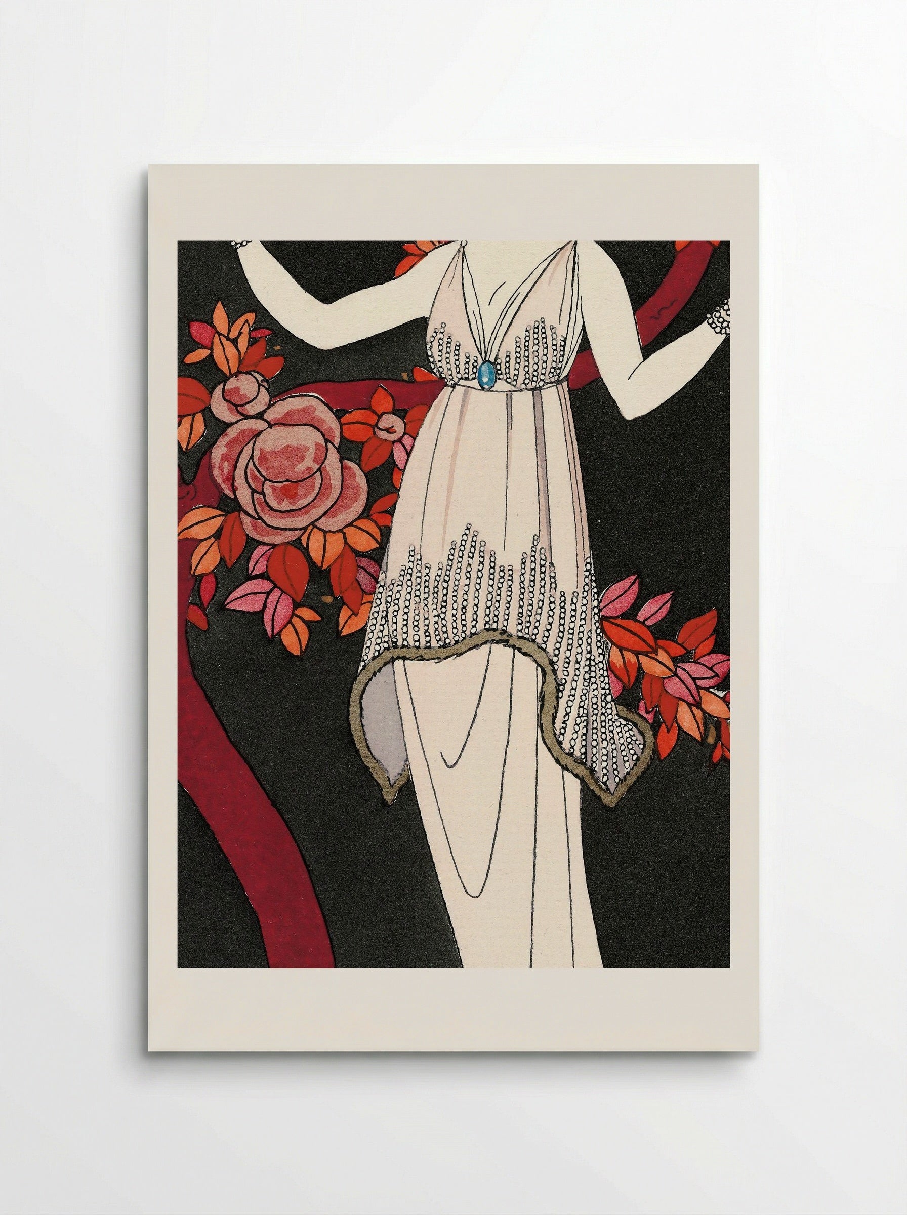 L'Arbre de Science, Robe du Soir de Doeuillet - George Barbier - Poster