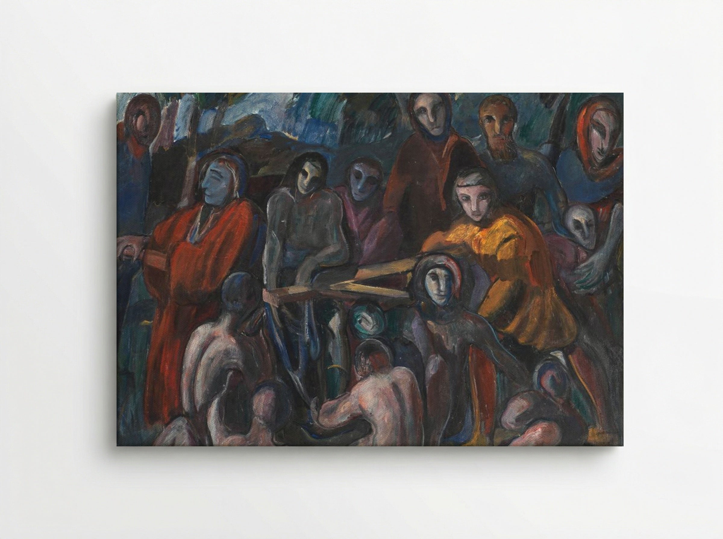 The Road to Golgotha - Jens Adolf Jerichau - Canvas