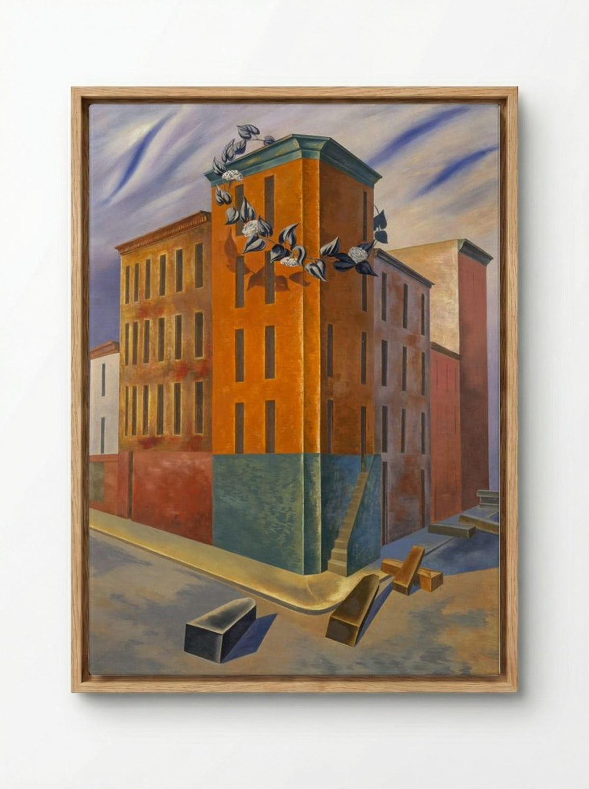 One Third of a Nation - Charles Sheeler - Framed Canvas Wood
