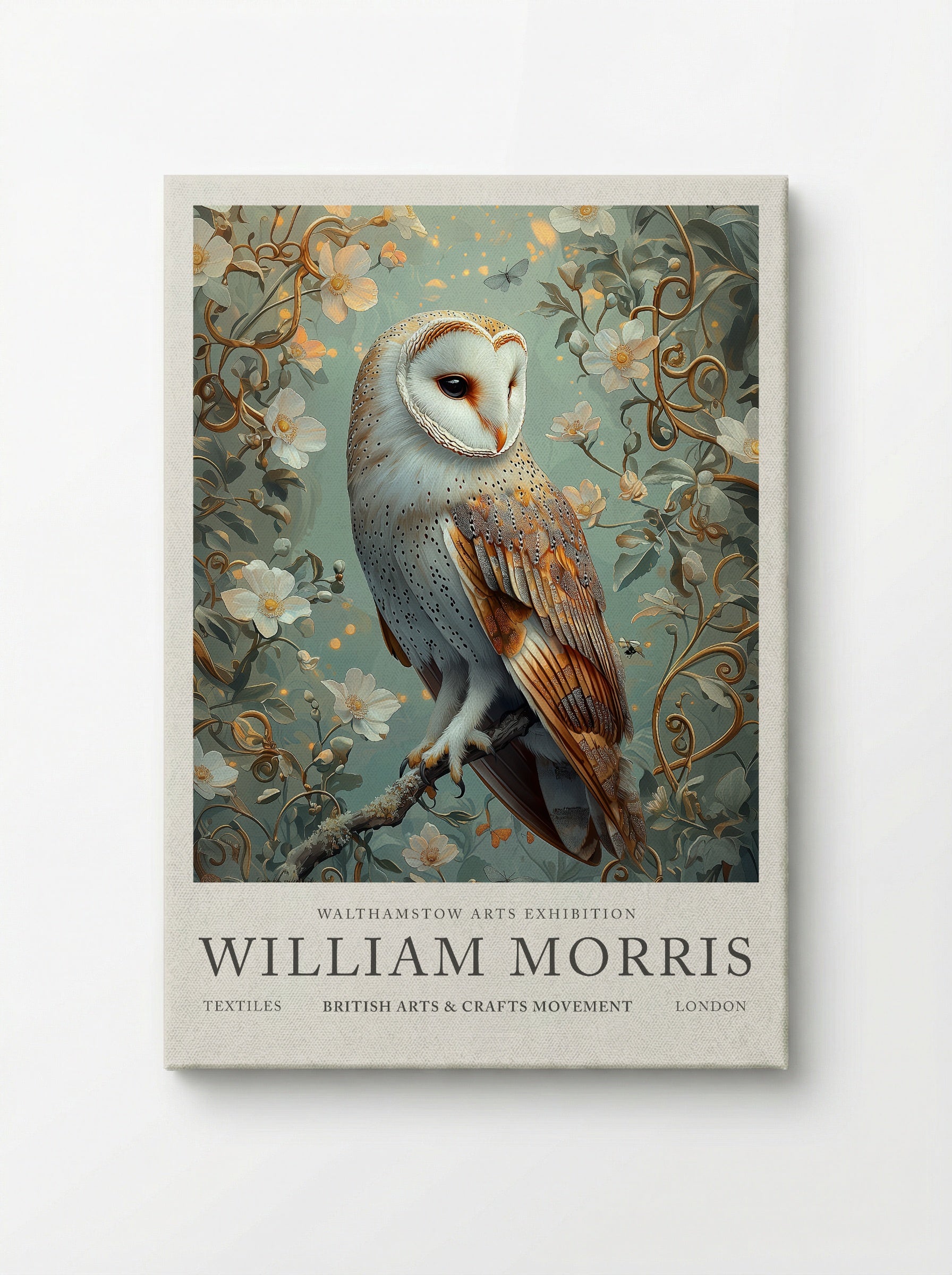 Barn Owl Whispering Wings - William Morris
