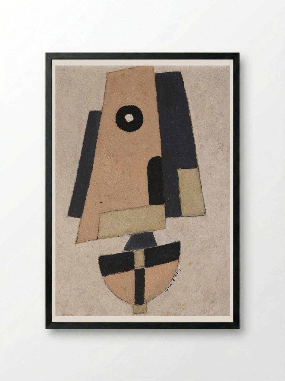Movement, Bermuda - Marsden Hartley - Framed Print Black